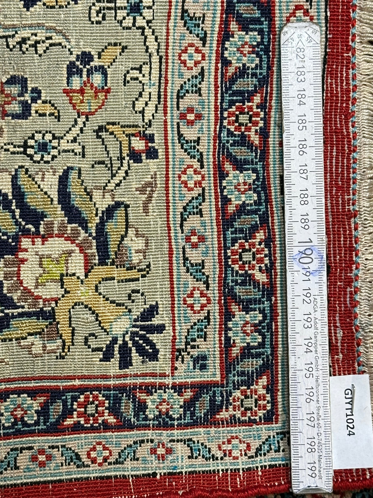 Orientteppich handgeknüpft Sarough 165x110 cm