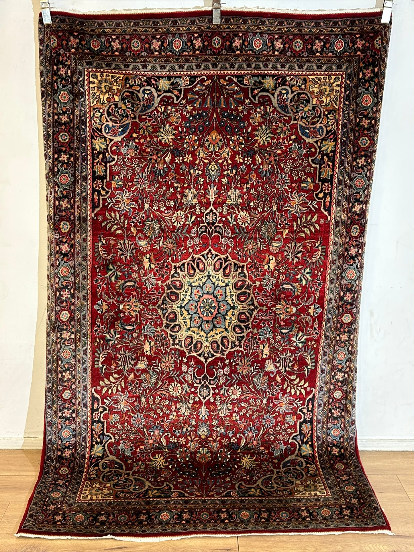 Semi Antik Orientteppich handgeknüpft Bidjar 243x143 cm