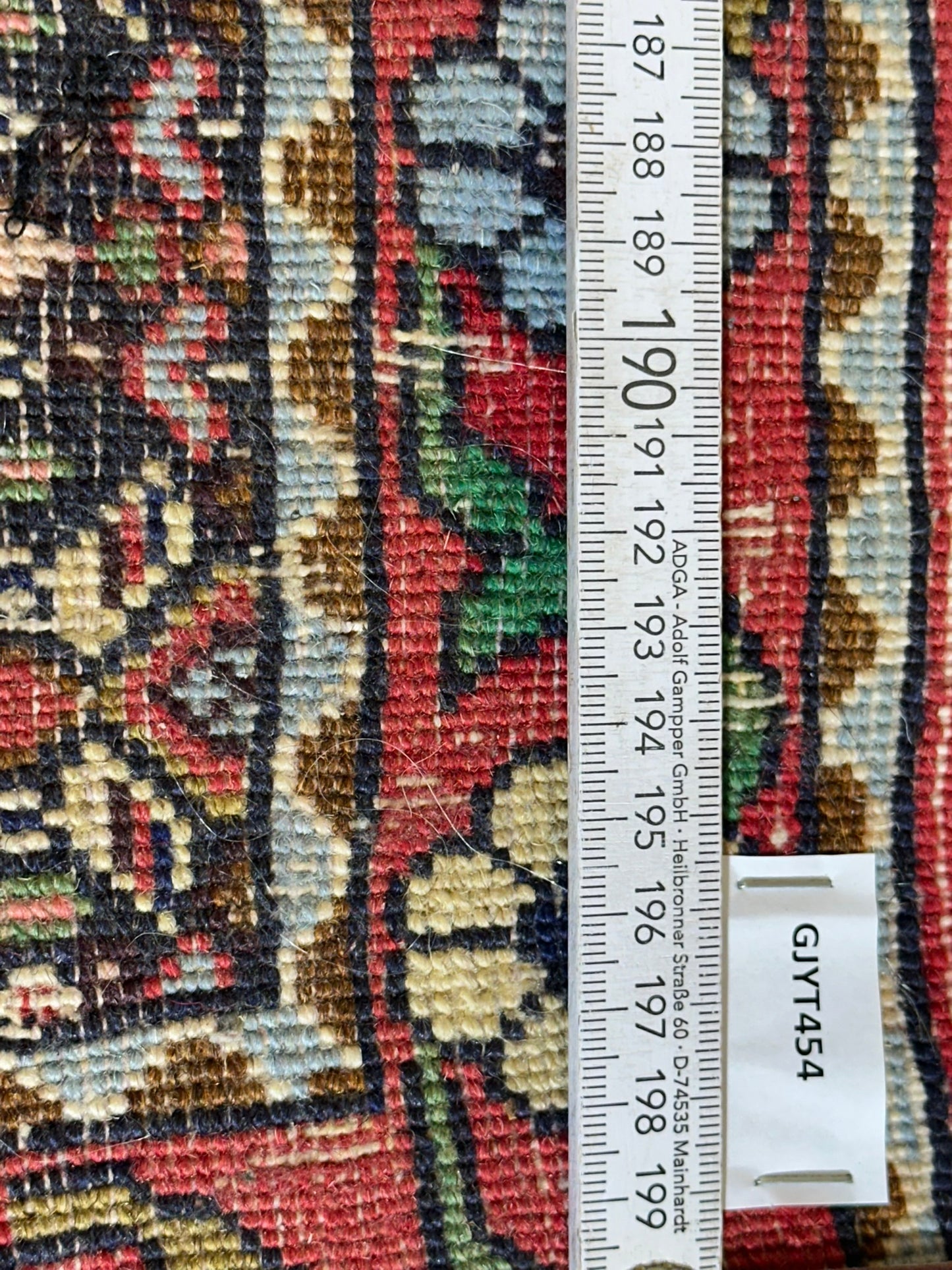 Orientteppich handgeknüpft Senneh Bidjar 104x77 cm