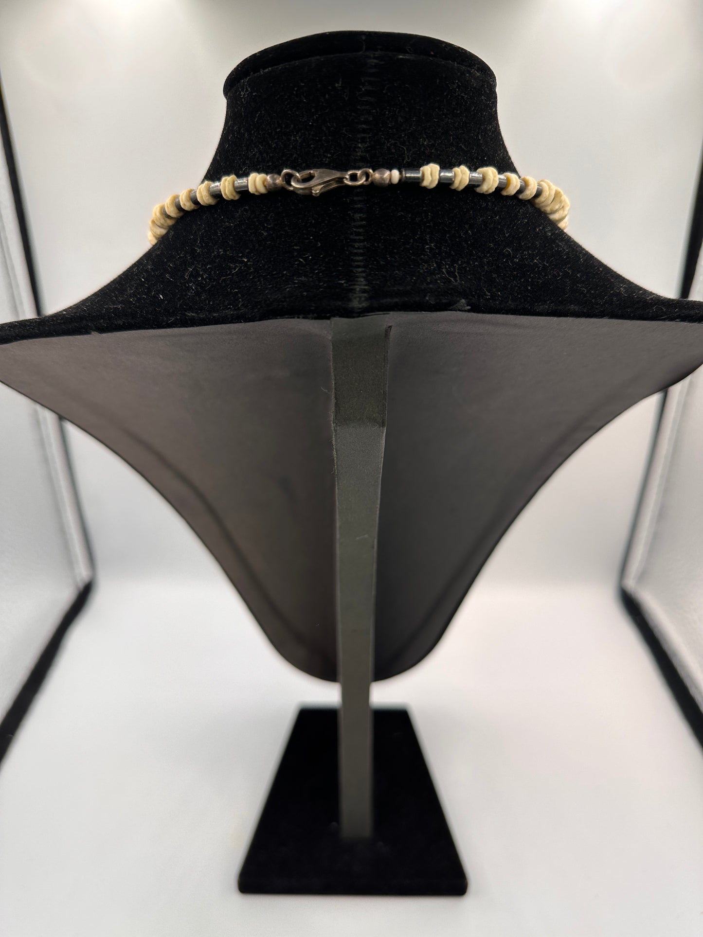 Vintage Hämatit-Halskette