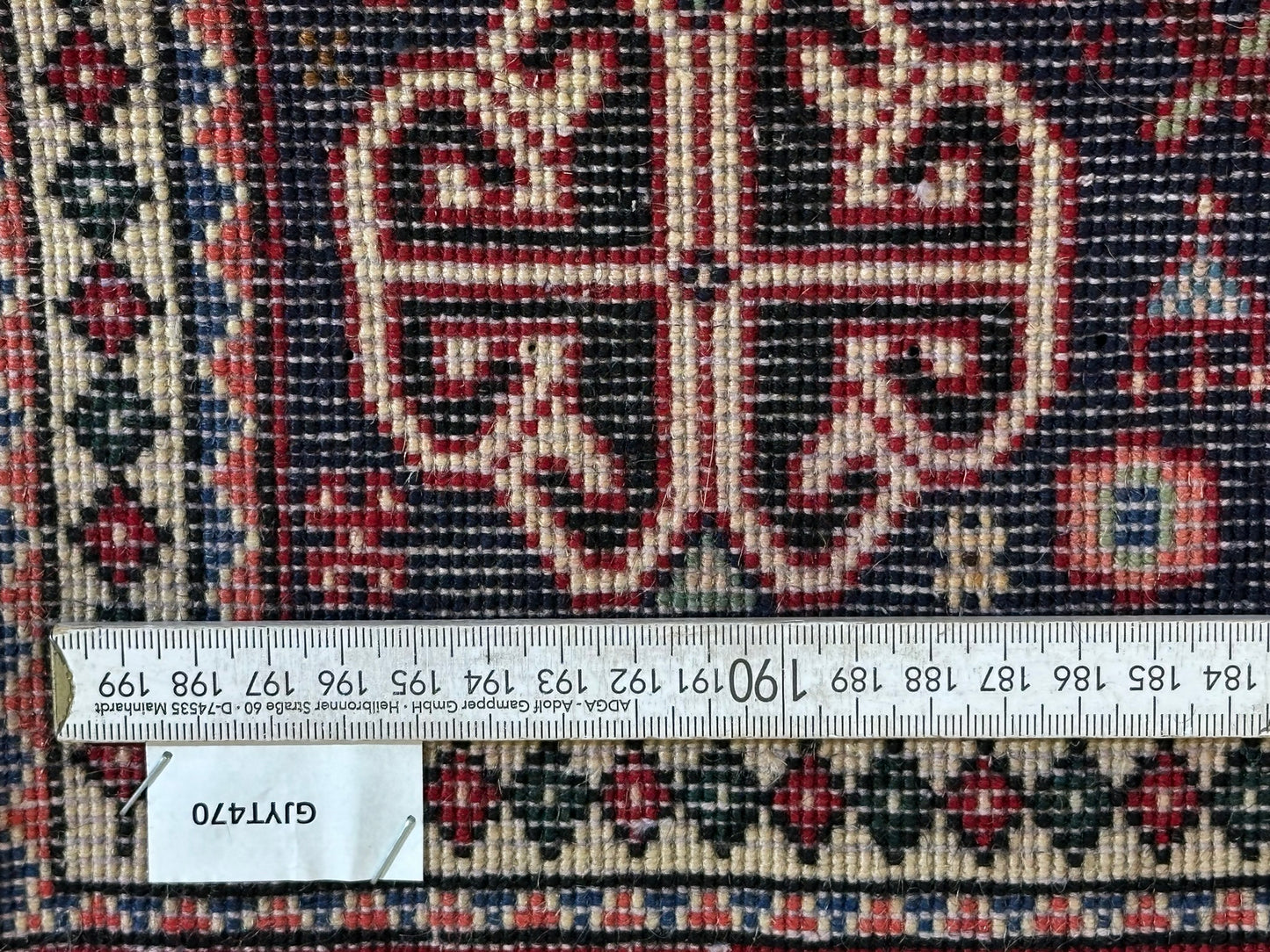 Orientteppich handgeknüpft Abadeh 110x73 cm