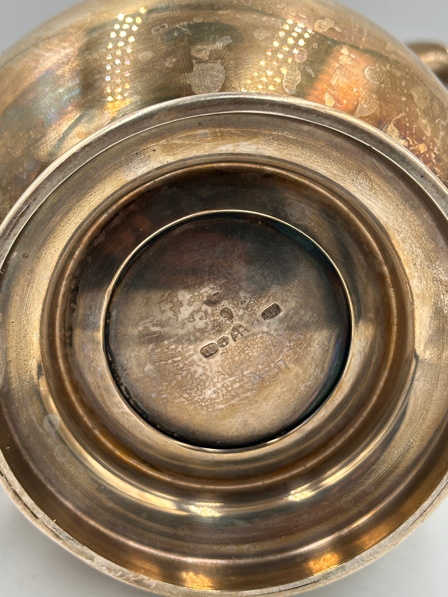 Antike Silber Teekanne oder Sahnekännchen mit Griff