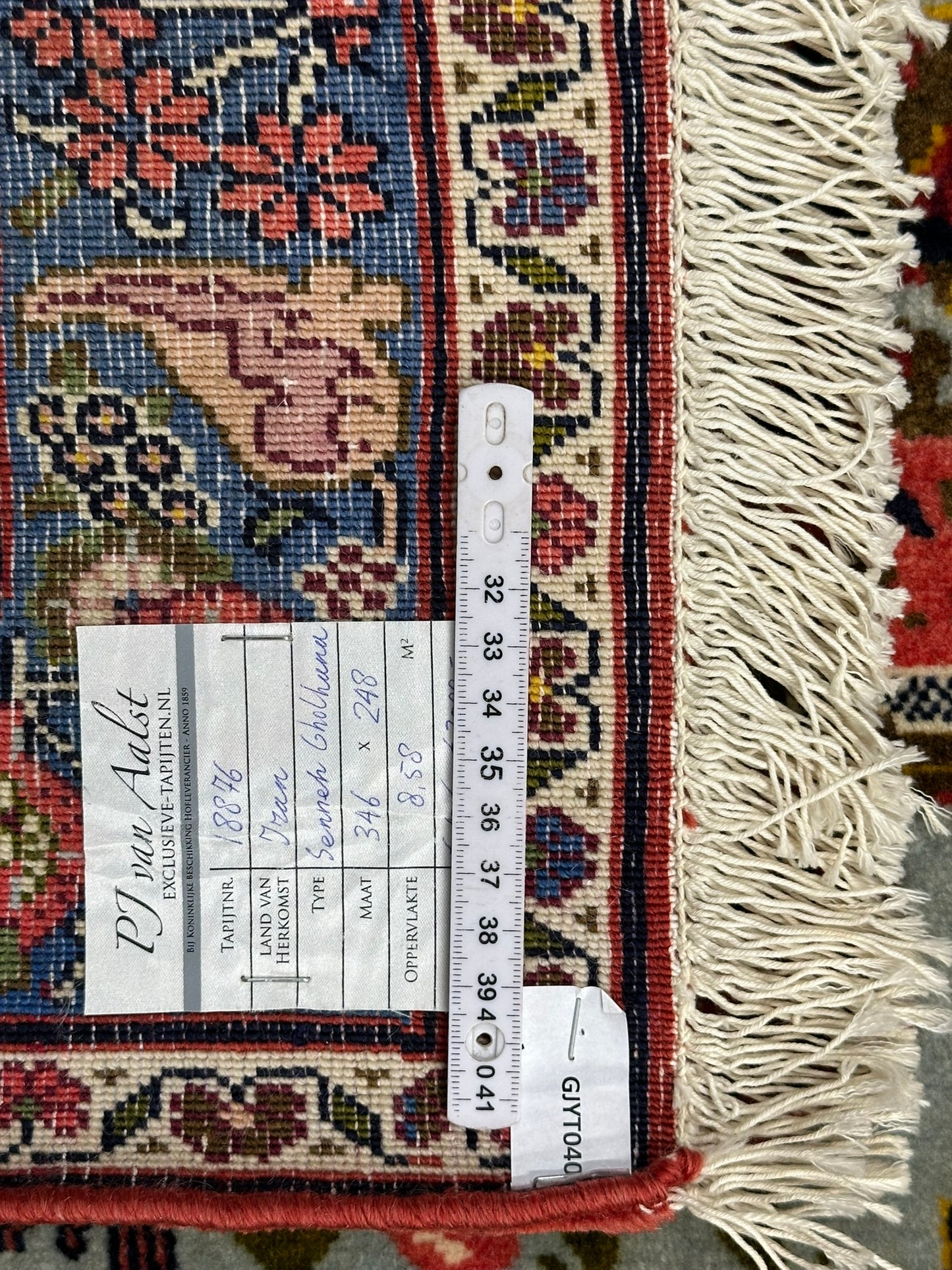 orientteppich handgeknüpft Bidjar SENNEH floral 348x258 cm