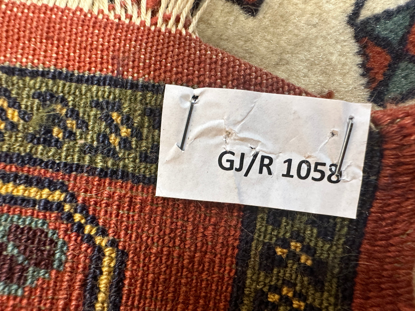 Handgeknüpfter Perser Orientteppich - Kazak in Naturfarben 95x165 cm