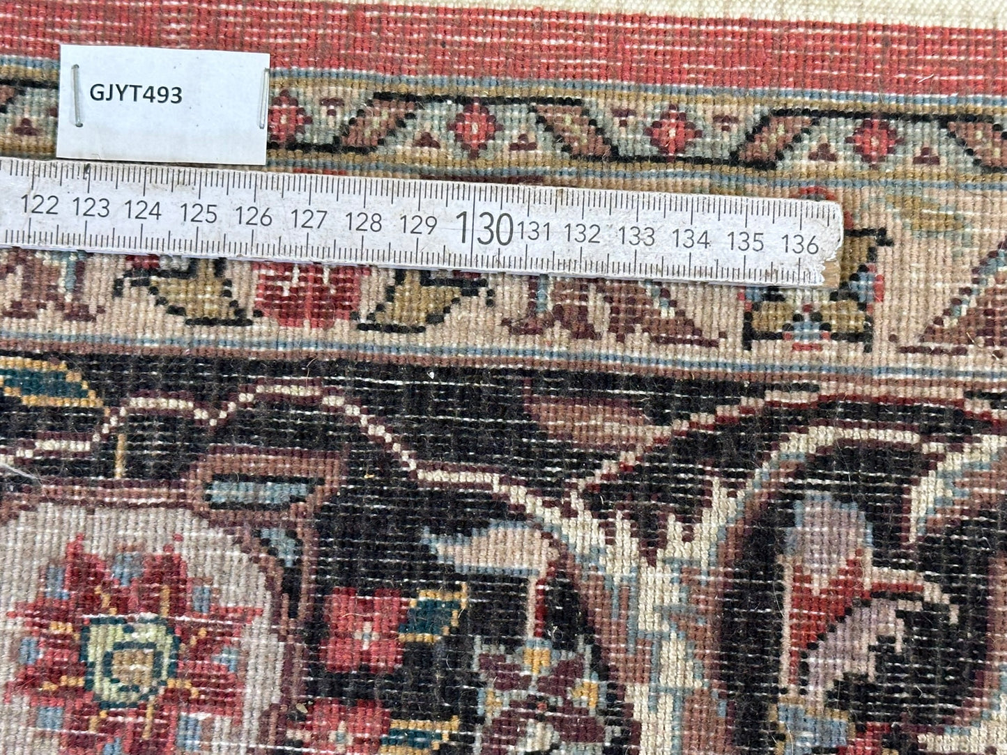 Orientteppich handgeknüpft Täbriz 50 Raj mit Seide 190x125 cm