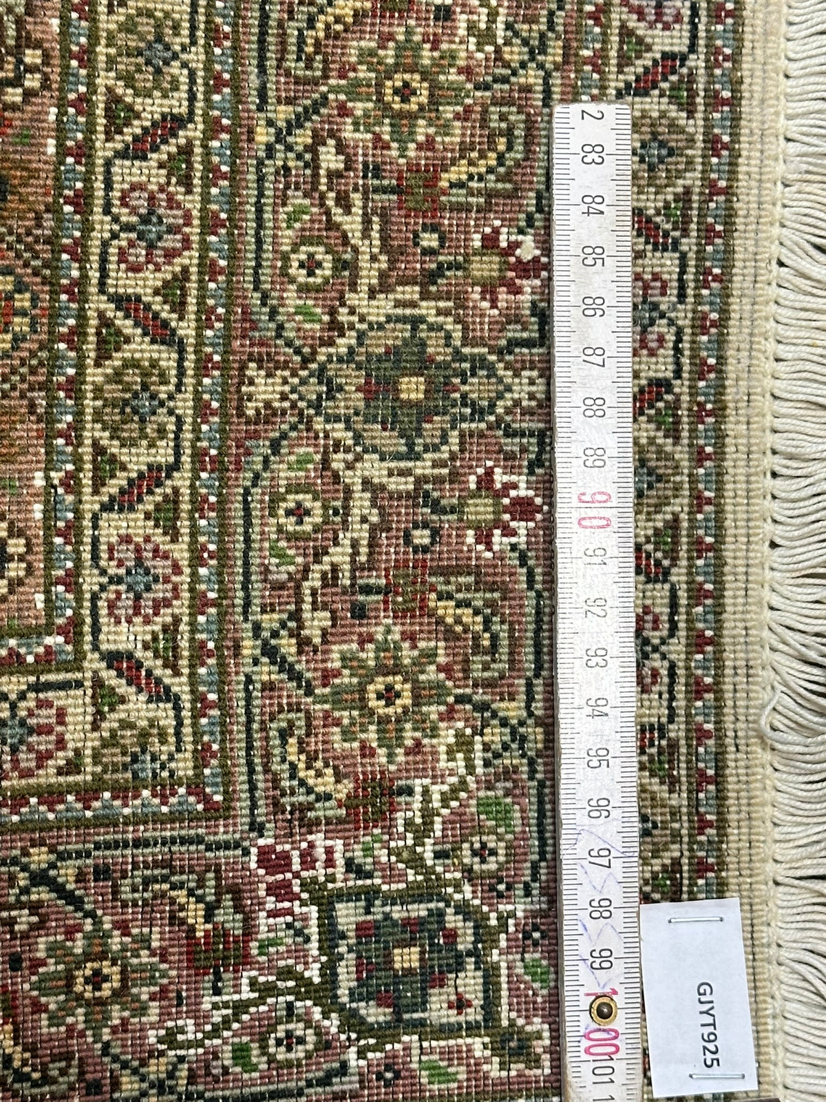 Orientteppich handgeknüpft Täbriz mit Seide 120x83 cm