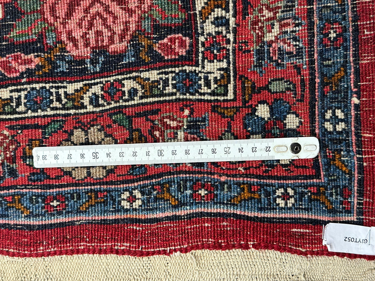 Handgeknüpfter Bidjar Teppich 383x265 cm – Rosenmuster Wolle