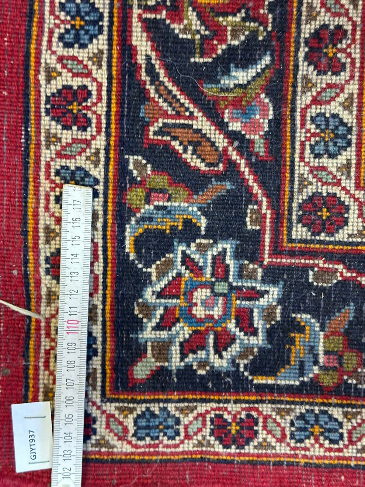 Orientteppich handgeknüpft Keschan Läufer Top 307x94 cm
