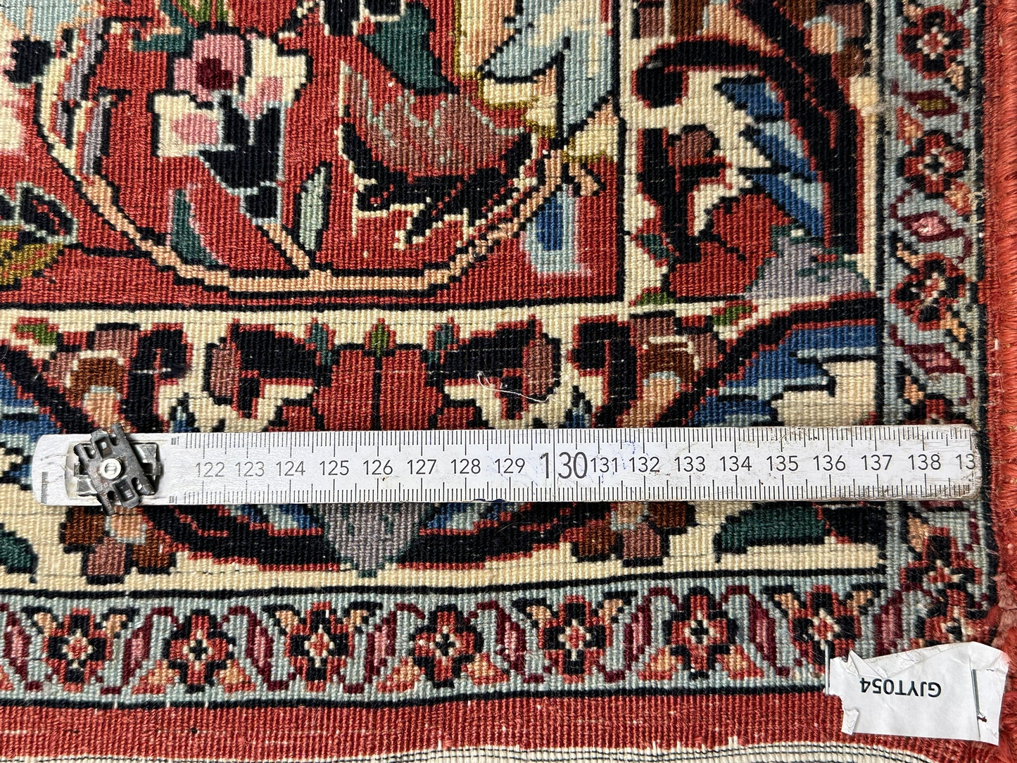 orientteppich handgeknüpft Bidjar Korkwolle medallion 370x258 cm