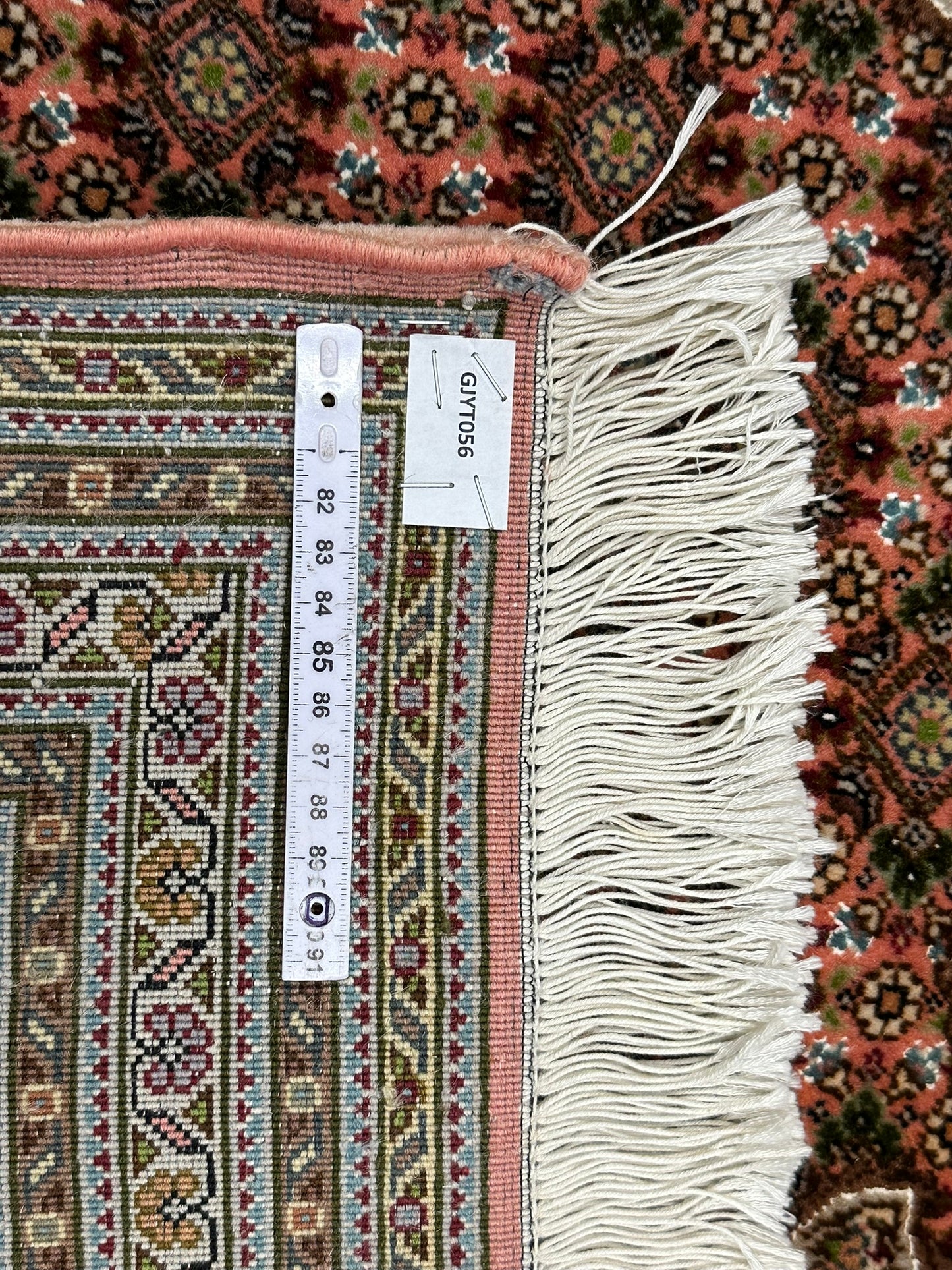 Handgeknüpfter Täbriz Mahi Teppich mit Seide 345x246 cm