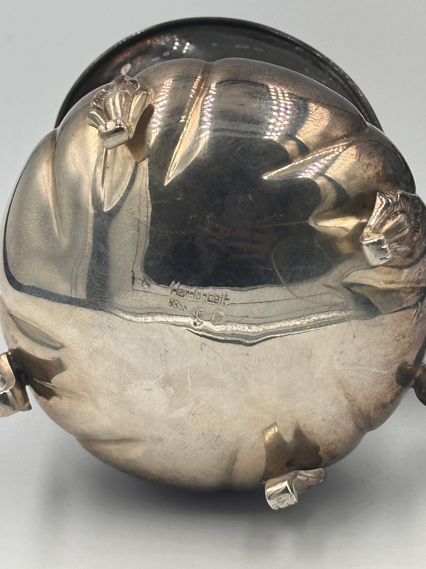 Handgefertigtes Kaffeeset aus 835er Silber