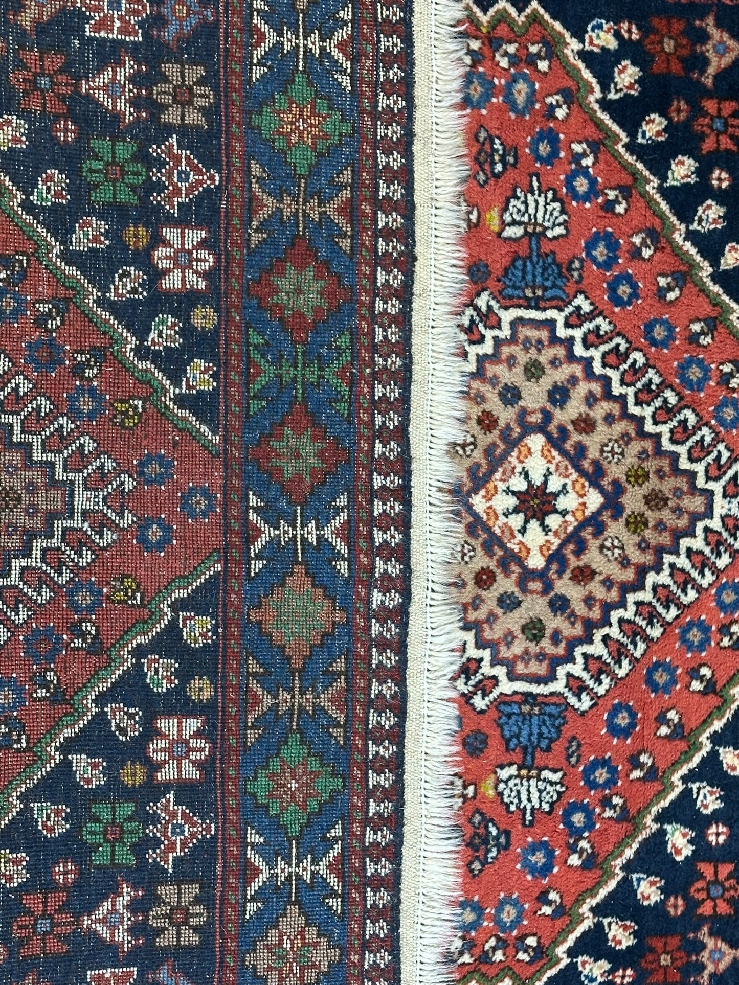 Orientteppich handgeknüpft Gaschgai Yalameh Wolle 157x113 cm