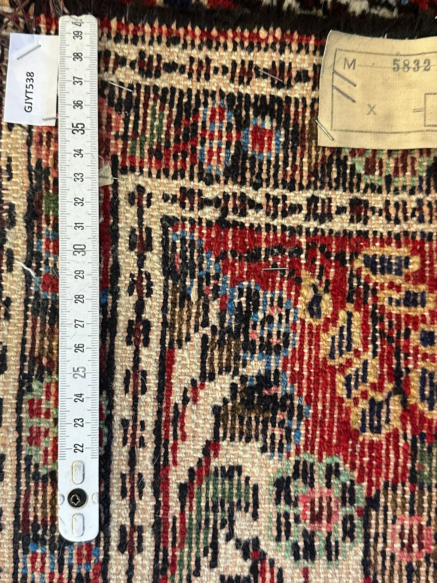Orientteppich handgeknüpft Sarough 97x60 cm