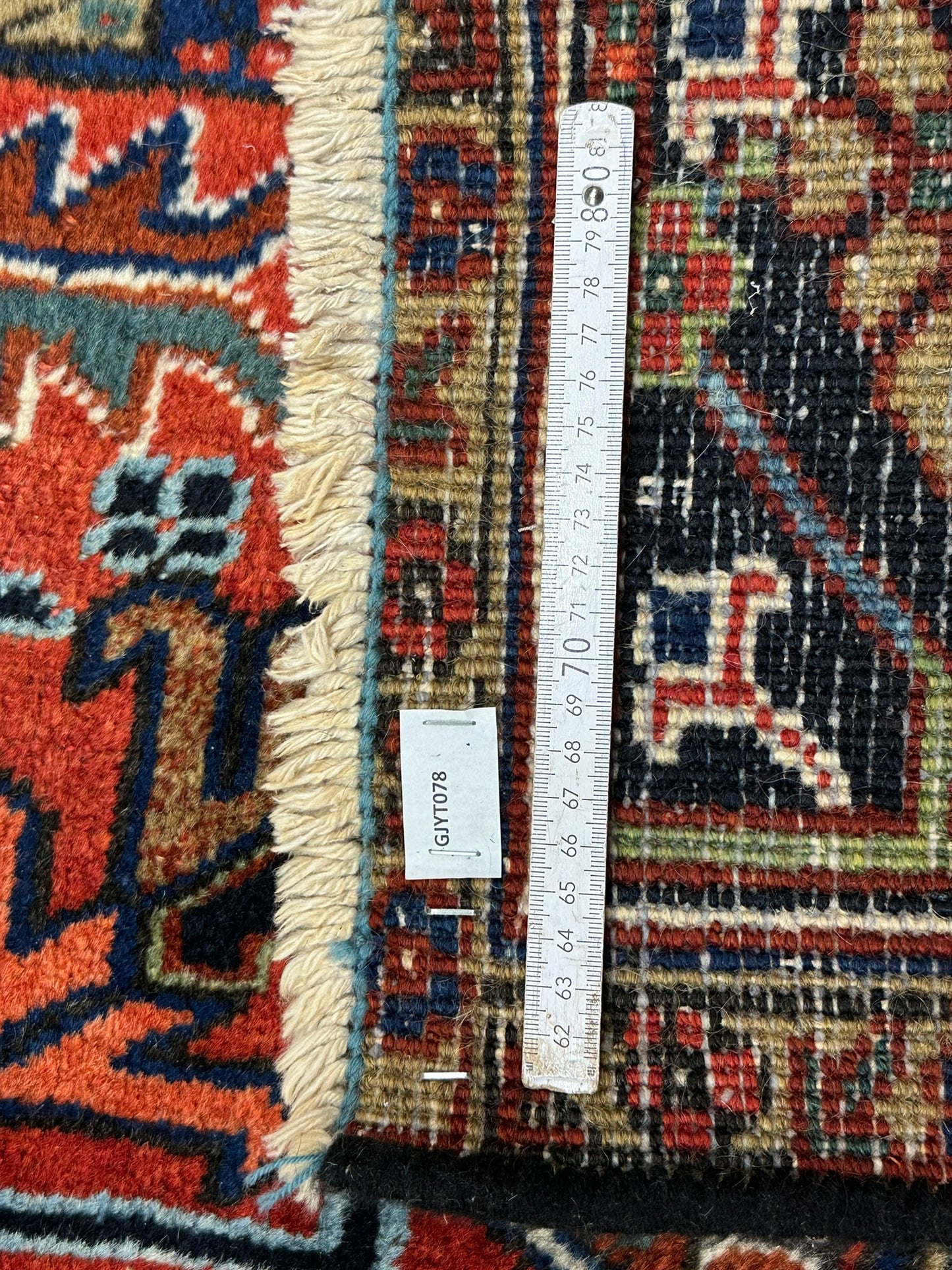 Handgeknüpfter Heriz Teppich Naturfarben Antik 292x190 cm