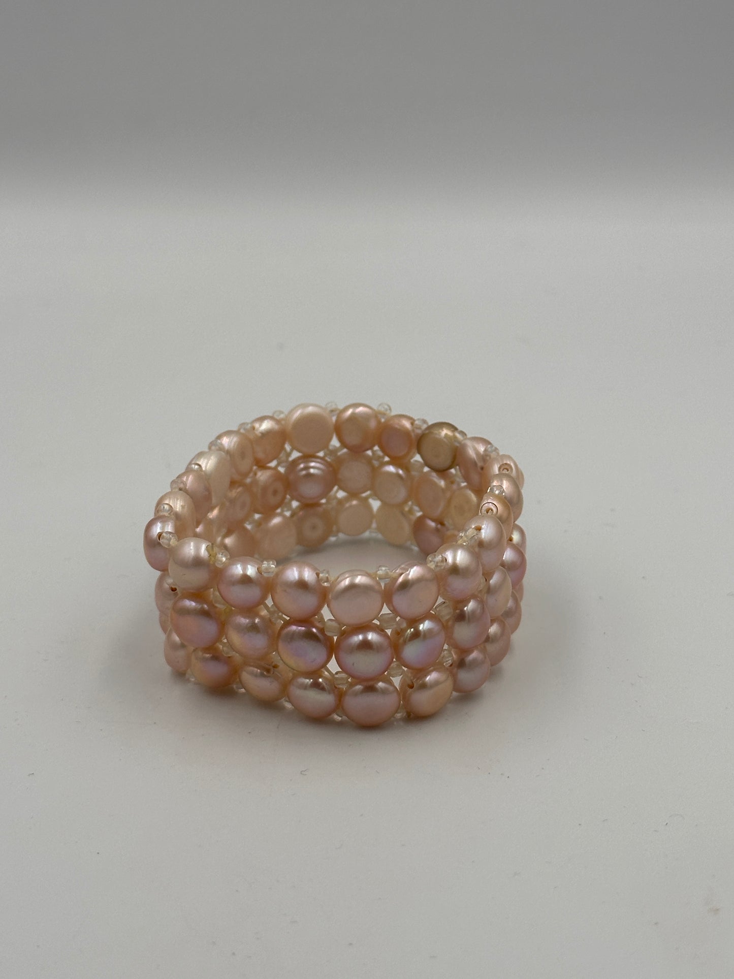 3-Strang Perlen Armband Endlos