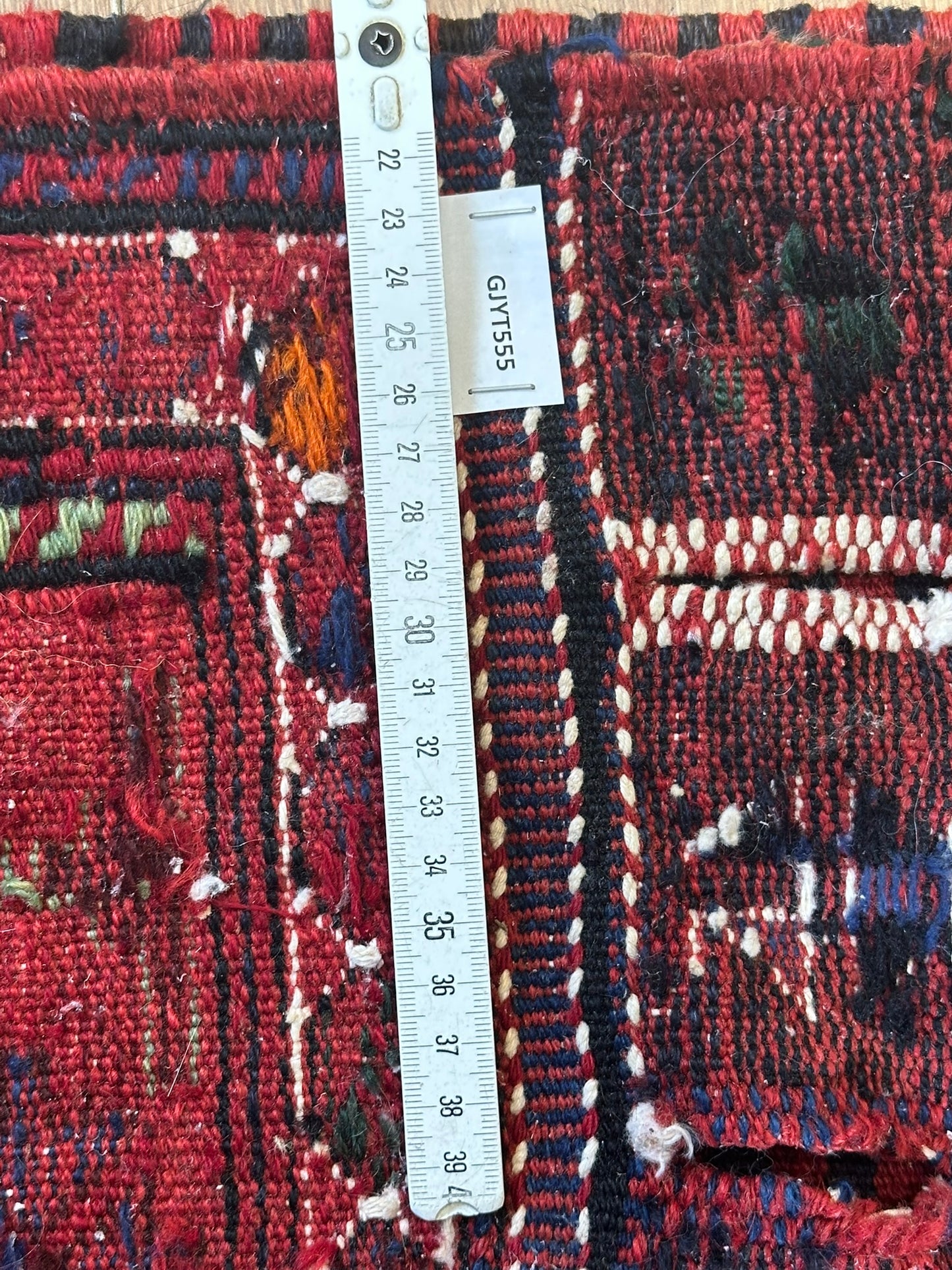 Antik Orientteppich handgewebt Bachtiar 260x100 cm