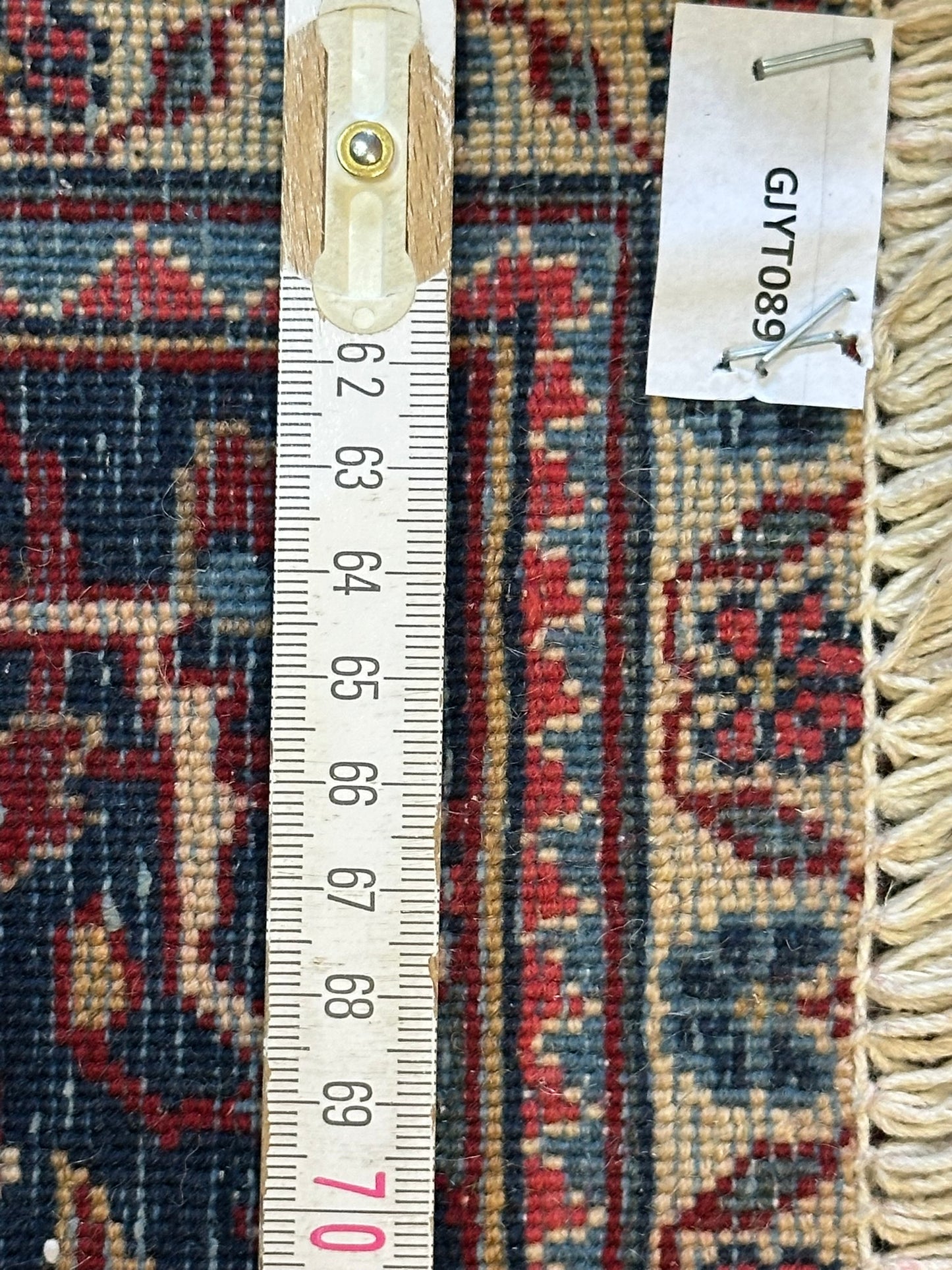 Handgeknüpfter Perser Teppich Keschan 197x133 cm – Medaillon