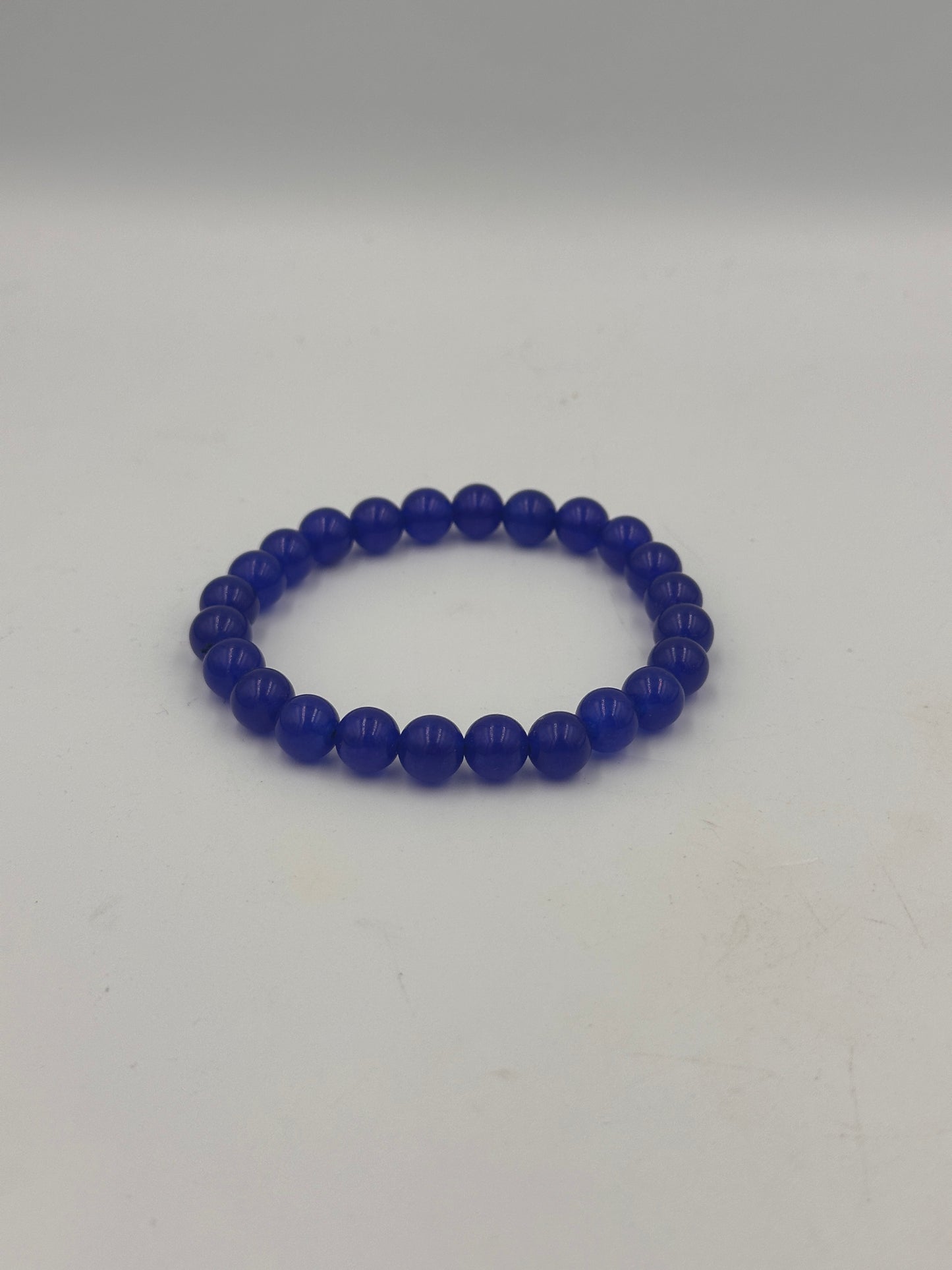 Wunderschönes Seltenes Blaues Strahlenquarz Kristall Armband