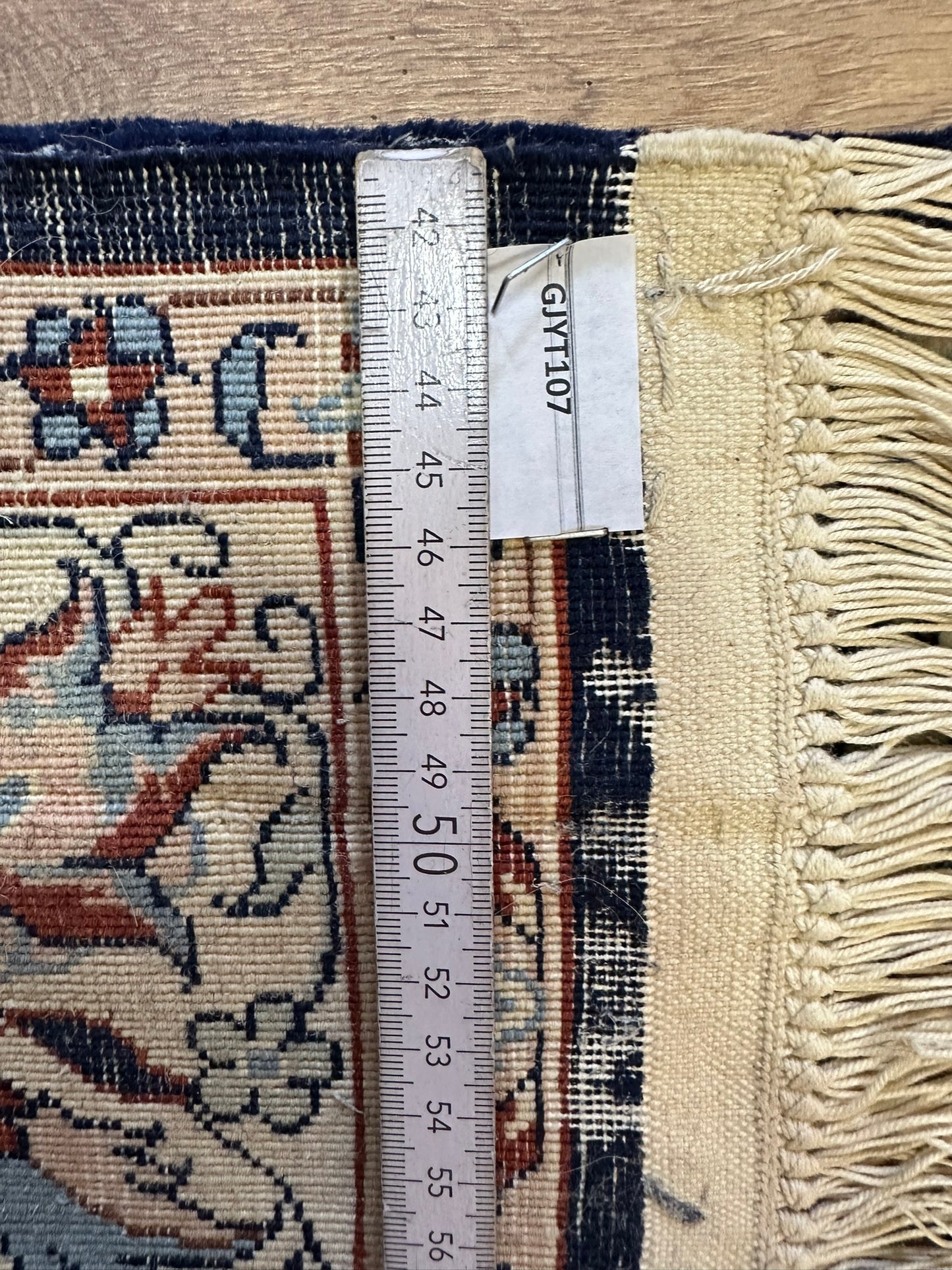 Handgeknüpfter China Teppich Isfahan Design 153x94 cm – Wolle Seide