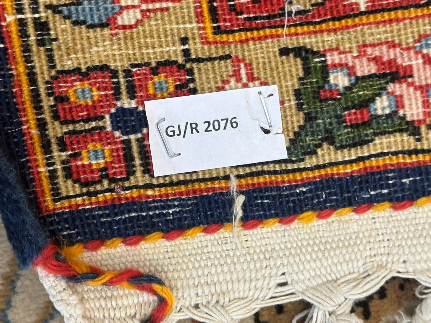 Handgeknüpfter Perser Orientteppich Ghom Korkwolle 210x140cm