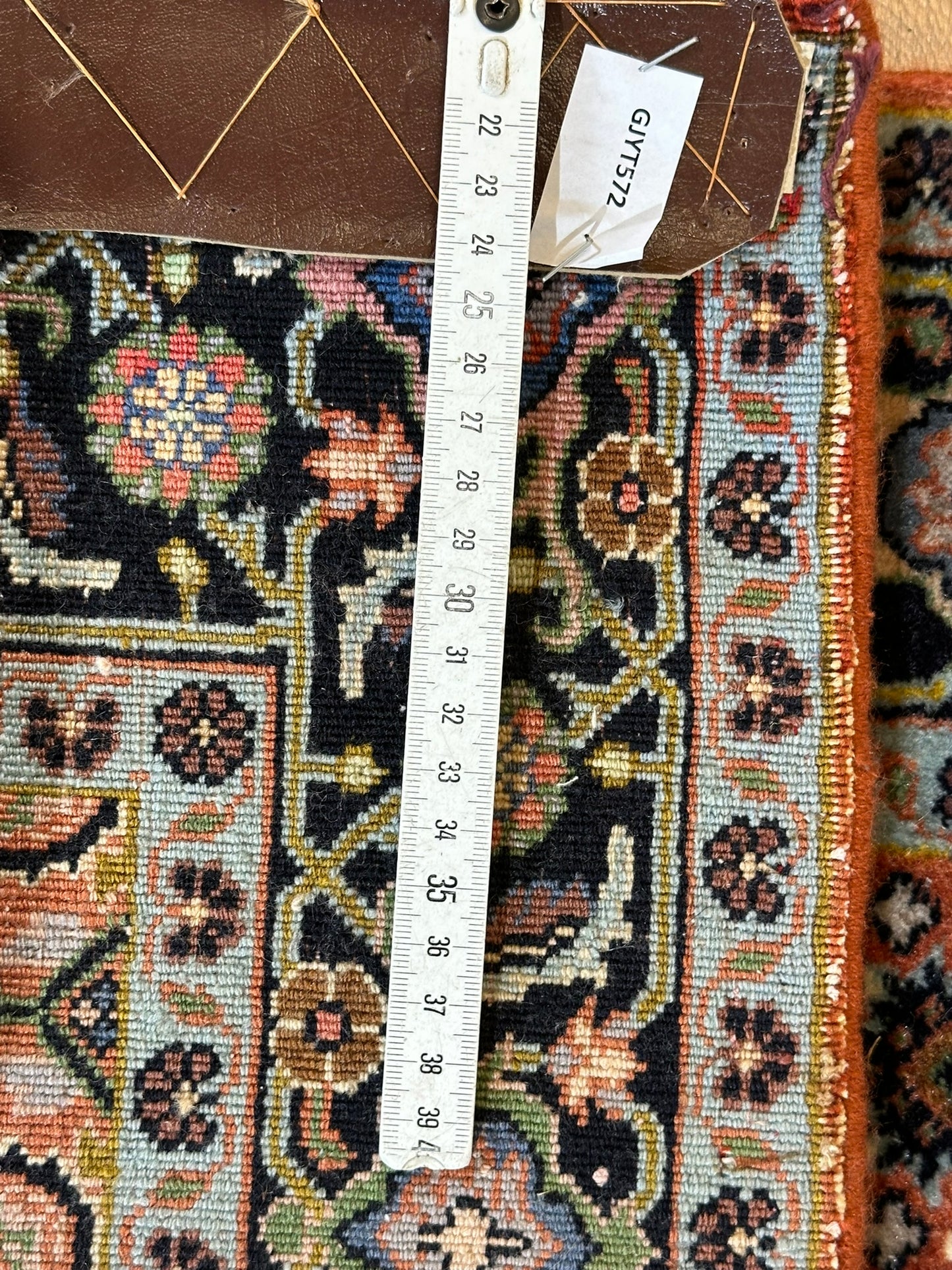Orientteppich handgeknüpft Täbriz Mahi 125x80 cm