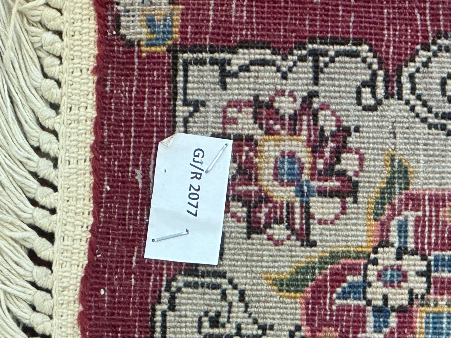 Handgeknüpfter Perser Orientteppich Keschan Korkwolle 210x135cm