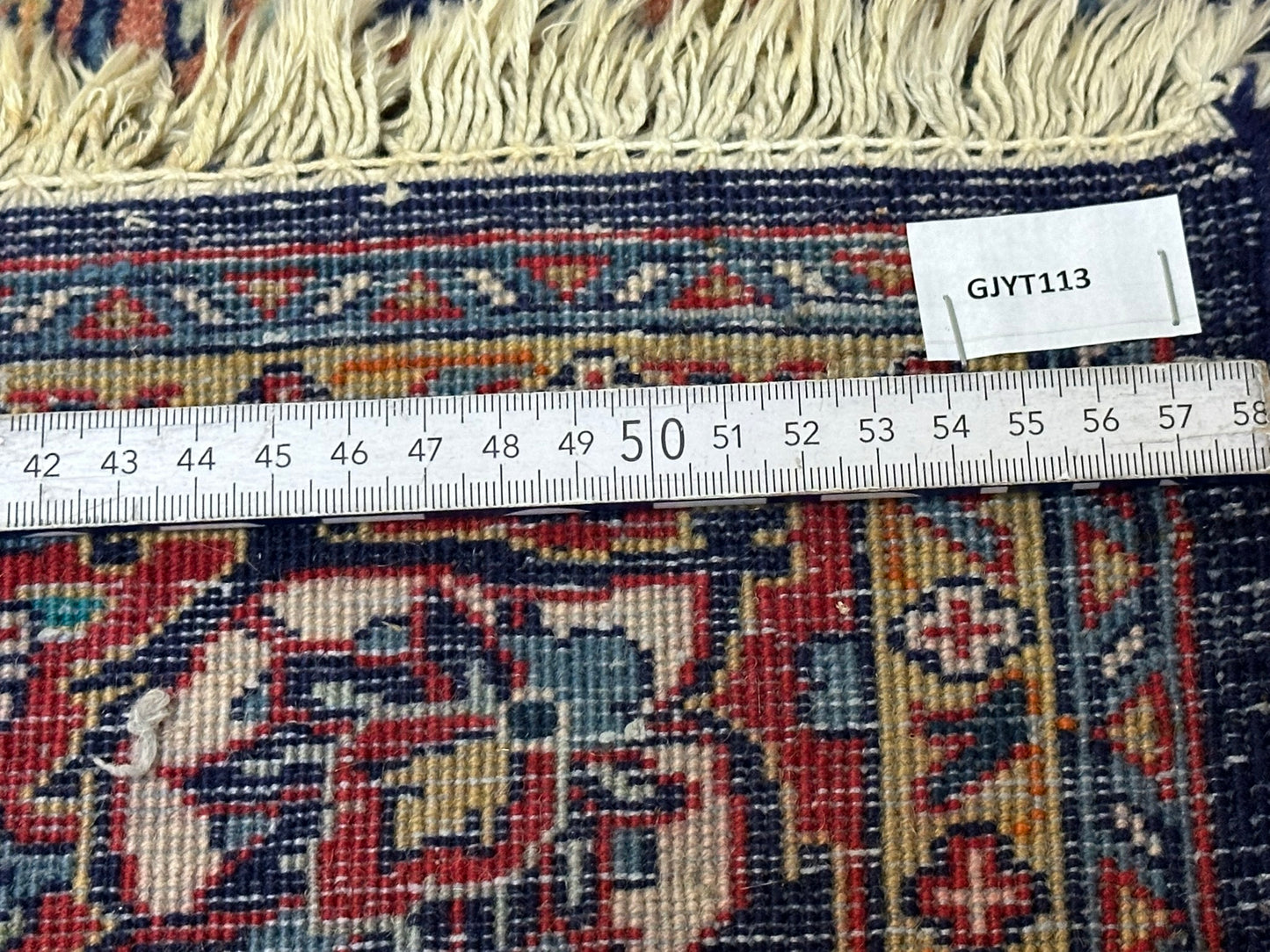 Orientteppich handgeknüpft Täbriz 215x133 cm Mahi Korkwolle