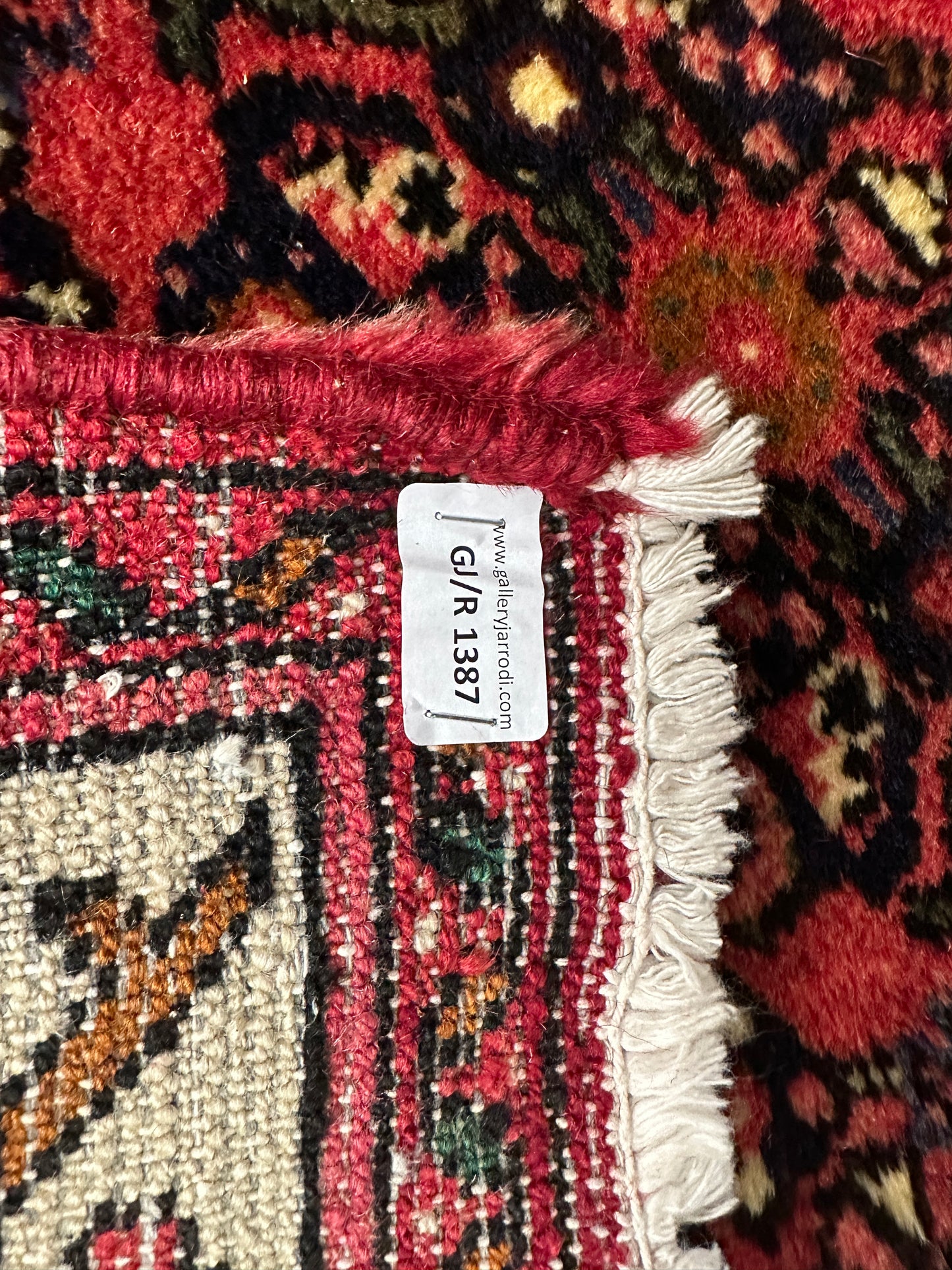 Handgeknüpfter Perser Orientteppich Läufer: Hamadan 490x82cm