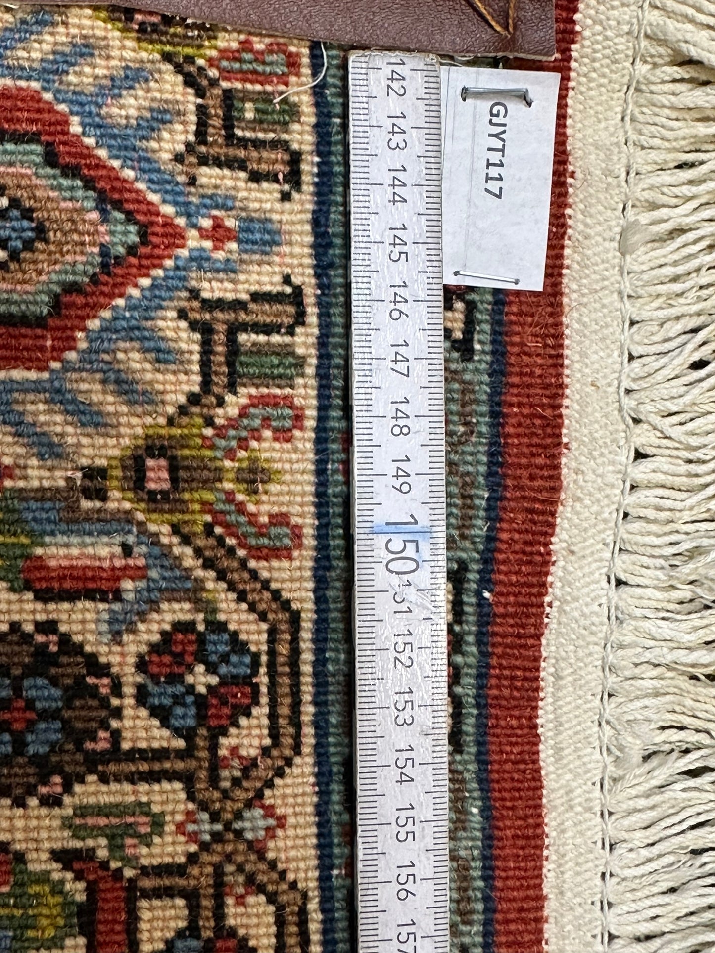 Orientteppich handgeknüpft Bidjar 156x112 cm Wolle