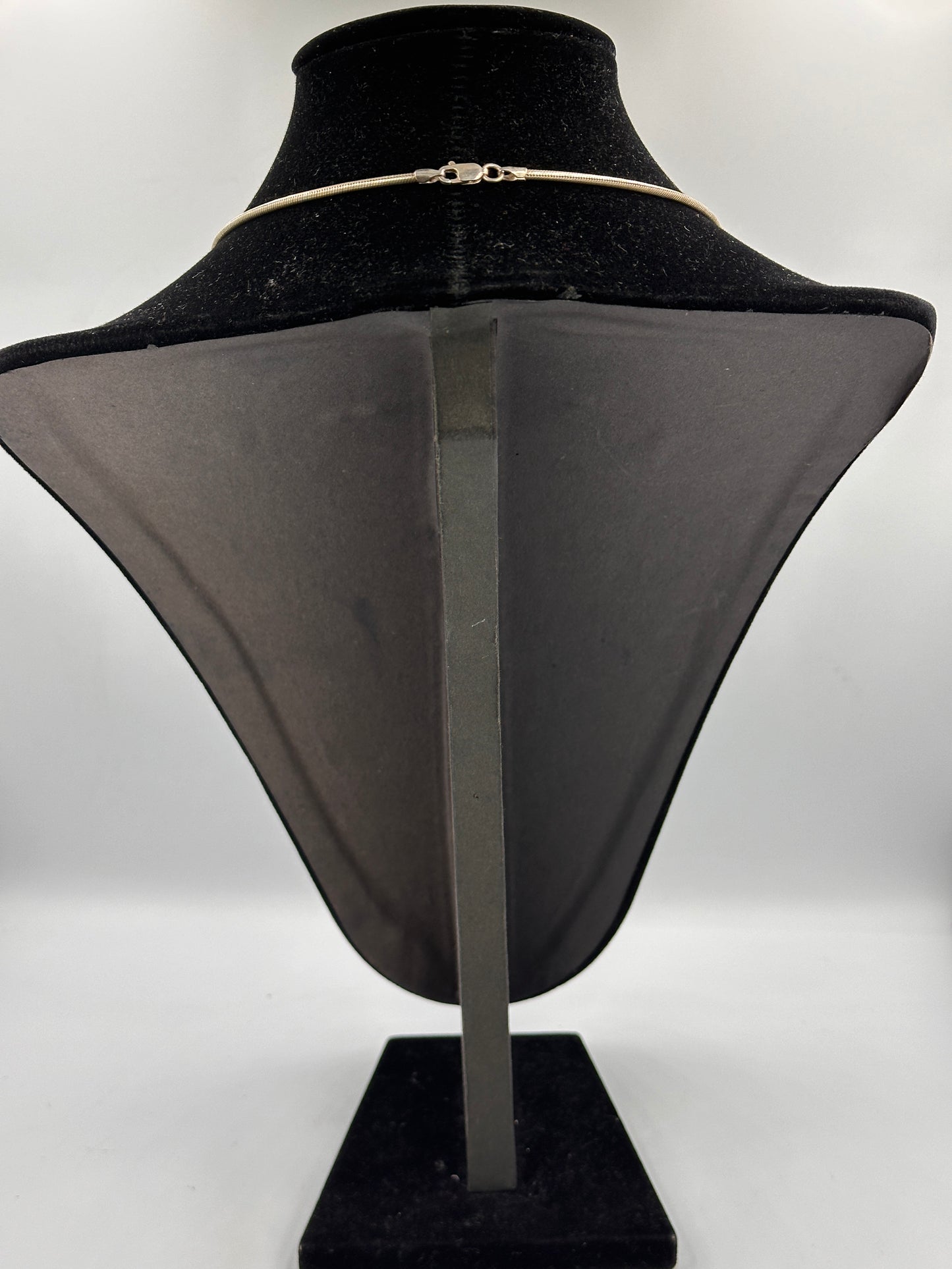 Silber 925 Seilkette mit Glaskristall-Anhänger