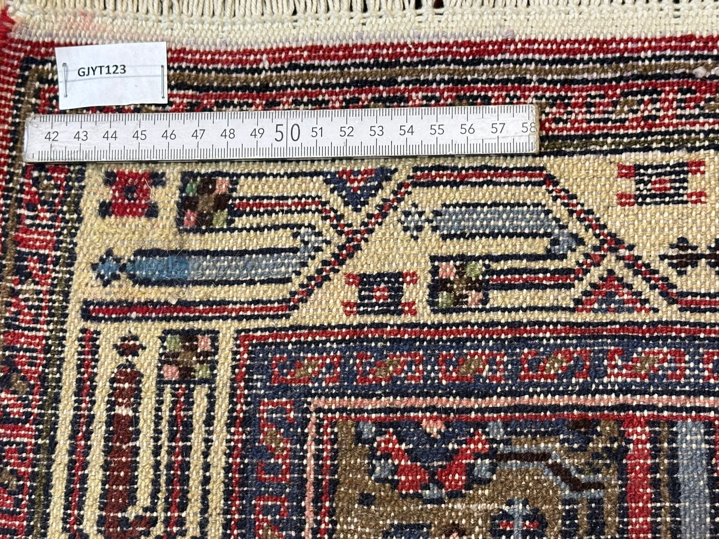 Orientteppich handgeknüpft Hamadan 200x80 cm Schurwolle