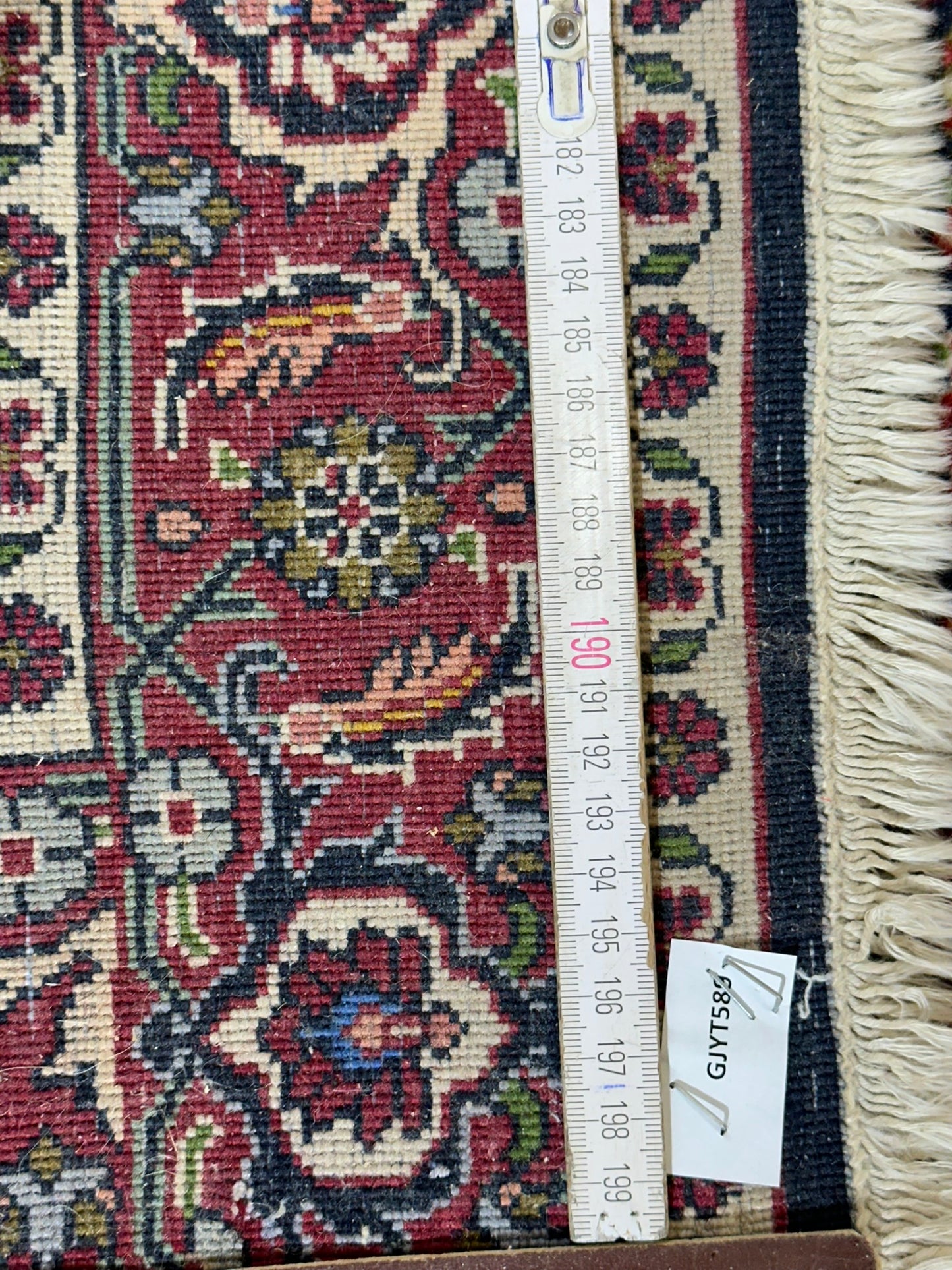 Orientteppich handgeknüpft Bidjar Läufer 290x86 cm