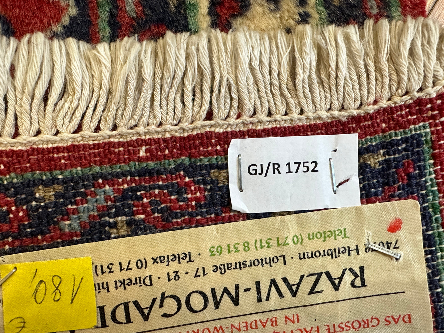 Handgeknüpfter Perser Orientteppich - Enjelas, 82x65cm