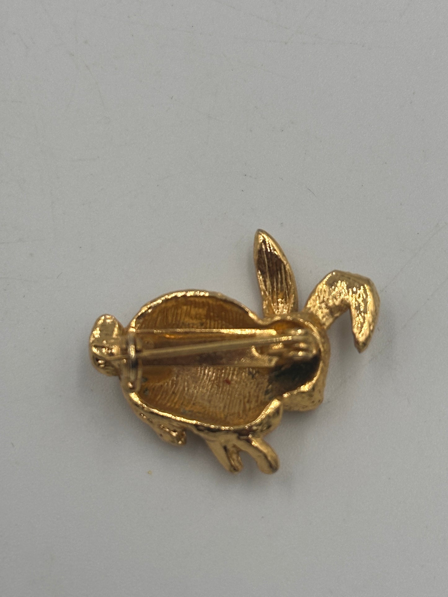 Vintage Hase/Kaninchen Brosche - Vergoldet