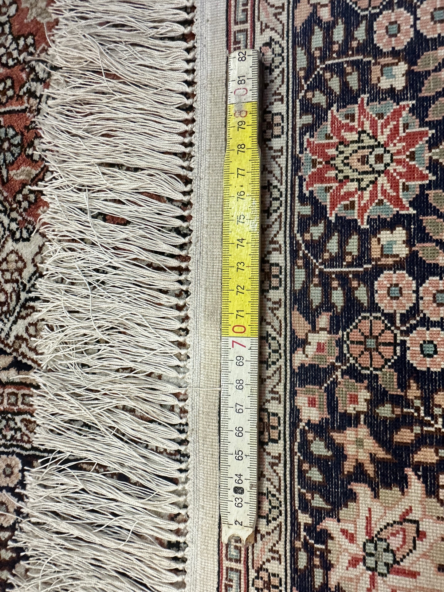 Handgeknüpfter Orientteppich - Feiner China Hereke Seidenteppich 125x80 cm