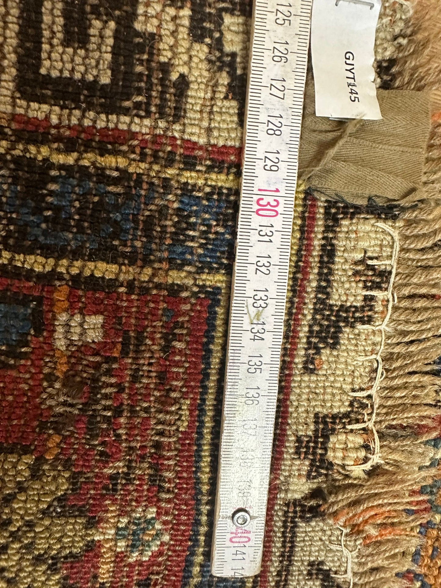 Handgeknüpfter Bergama Teppich 137x97 Antikes Muster aus der Türke