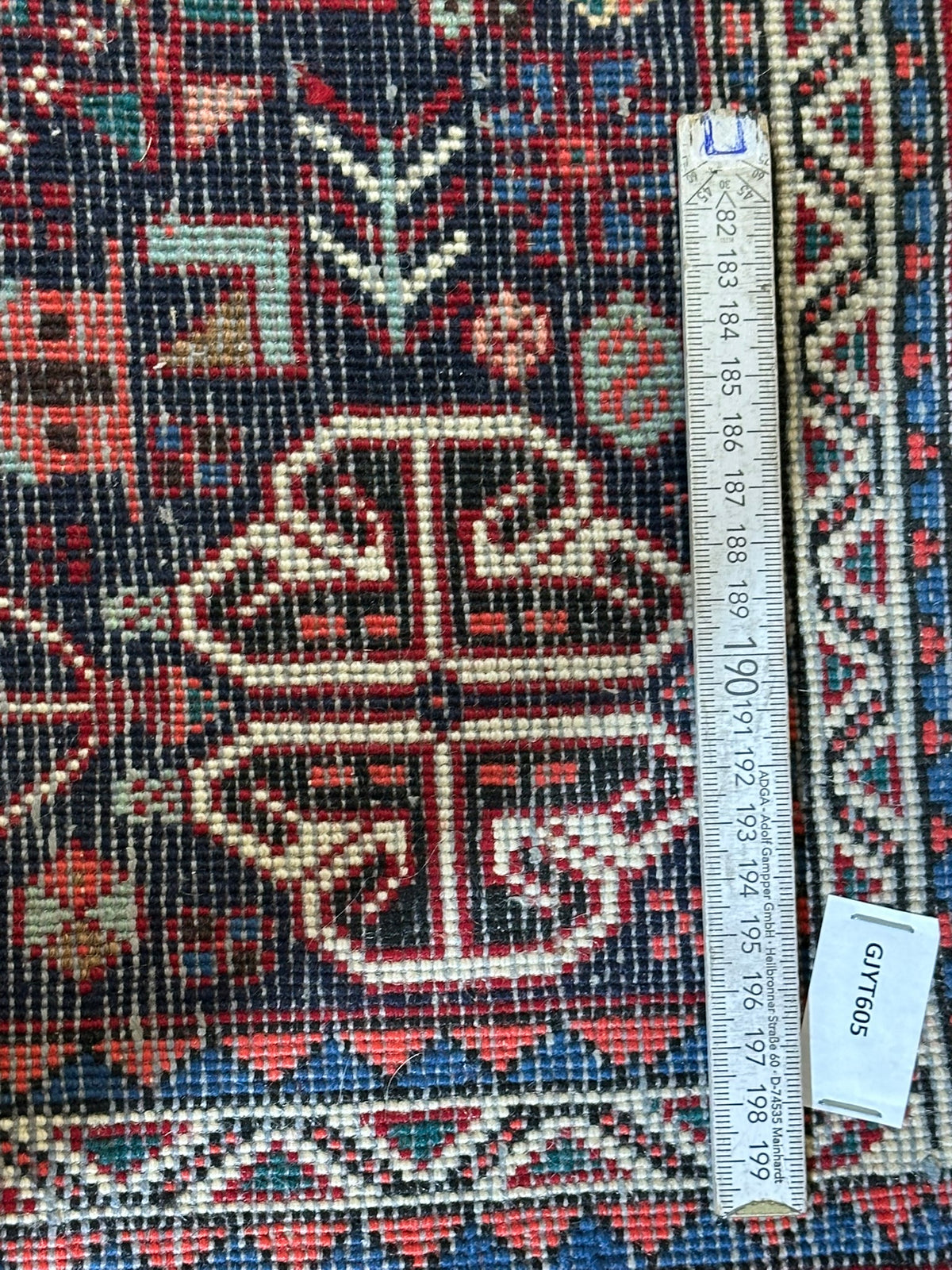 Orientteppich handgeknüpft Abadeh 105x65 cm