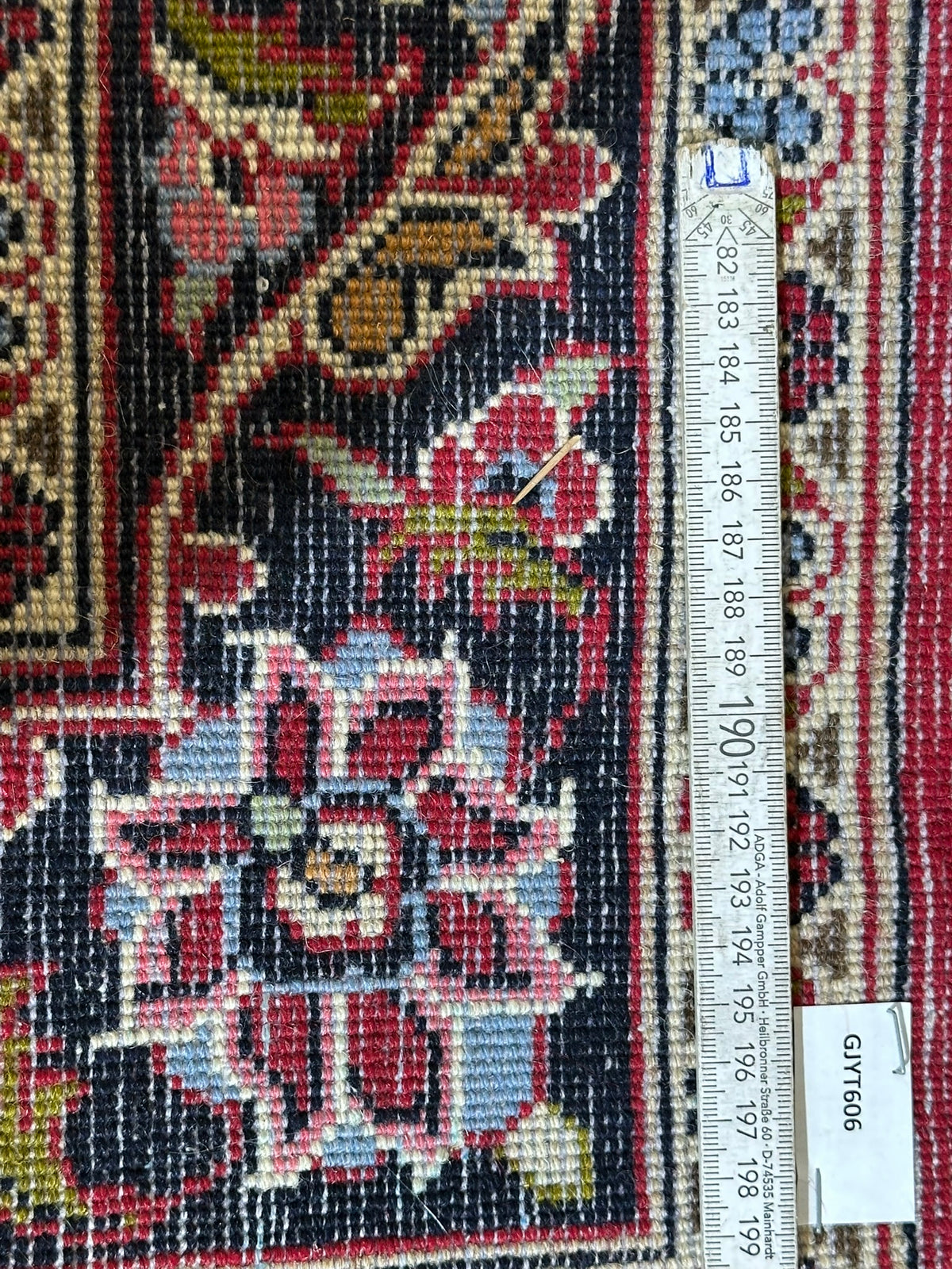 Orientteppich handgeknüpft Keschan 164x100 cm