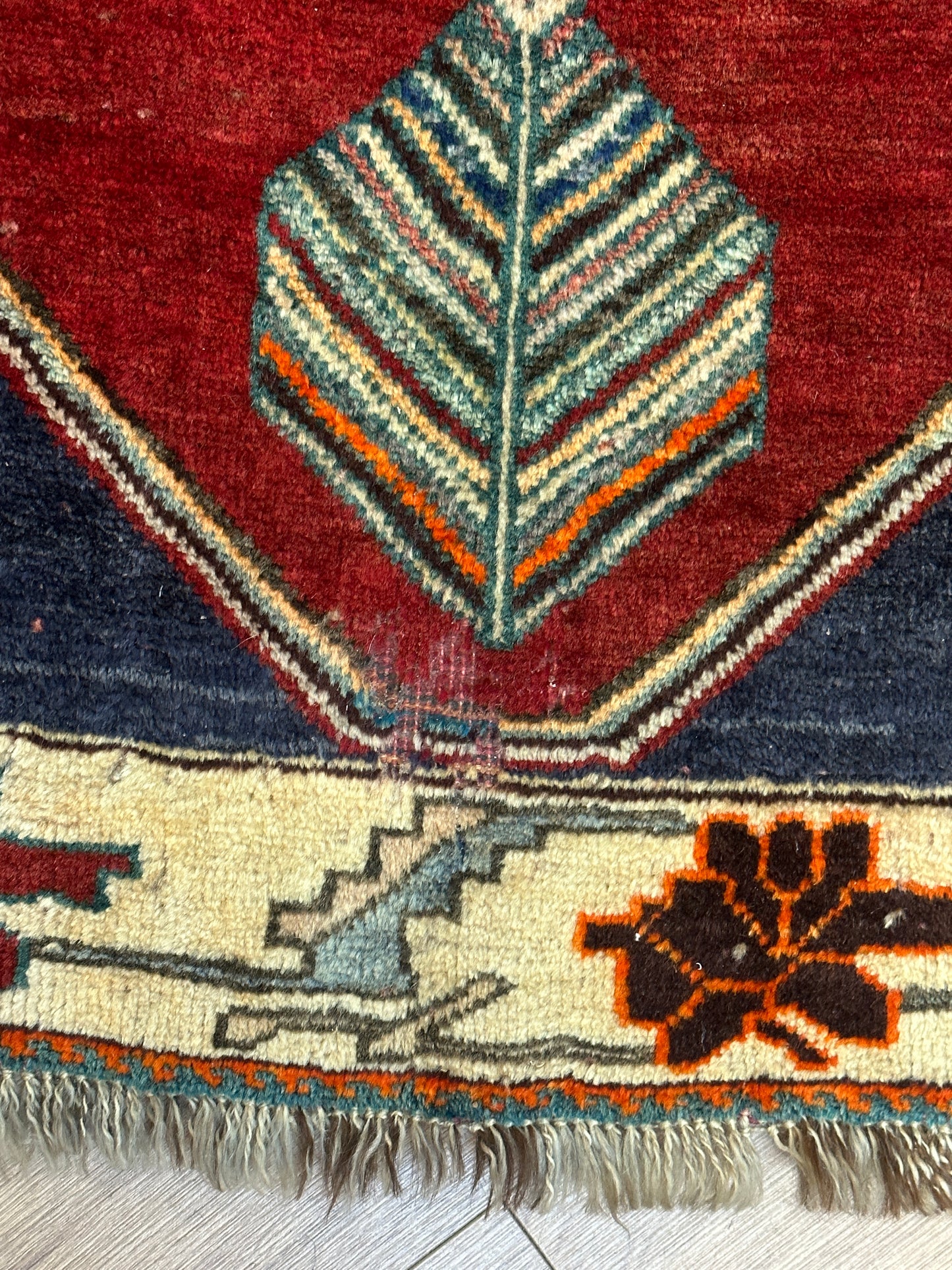 Handgeknüpfter Perser Orientteppich Gaschgai 220x140 cm