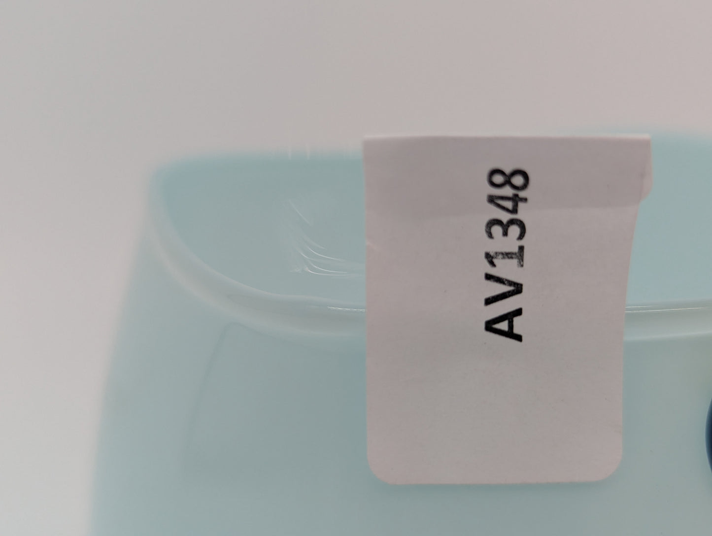 Royal Copenhagen Türkise Vase Schale Kristallglas Blumenvase Vintage