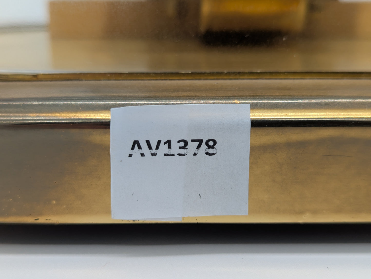 Magnetpendel Uhr Tischuhr aus Messing von Kundo Quarzwerk Mid Century