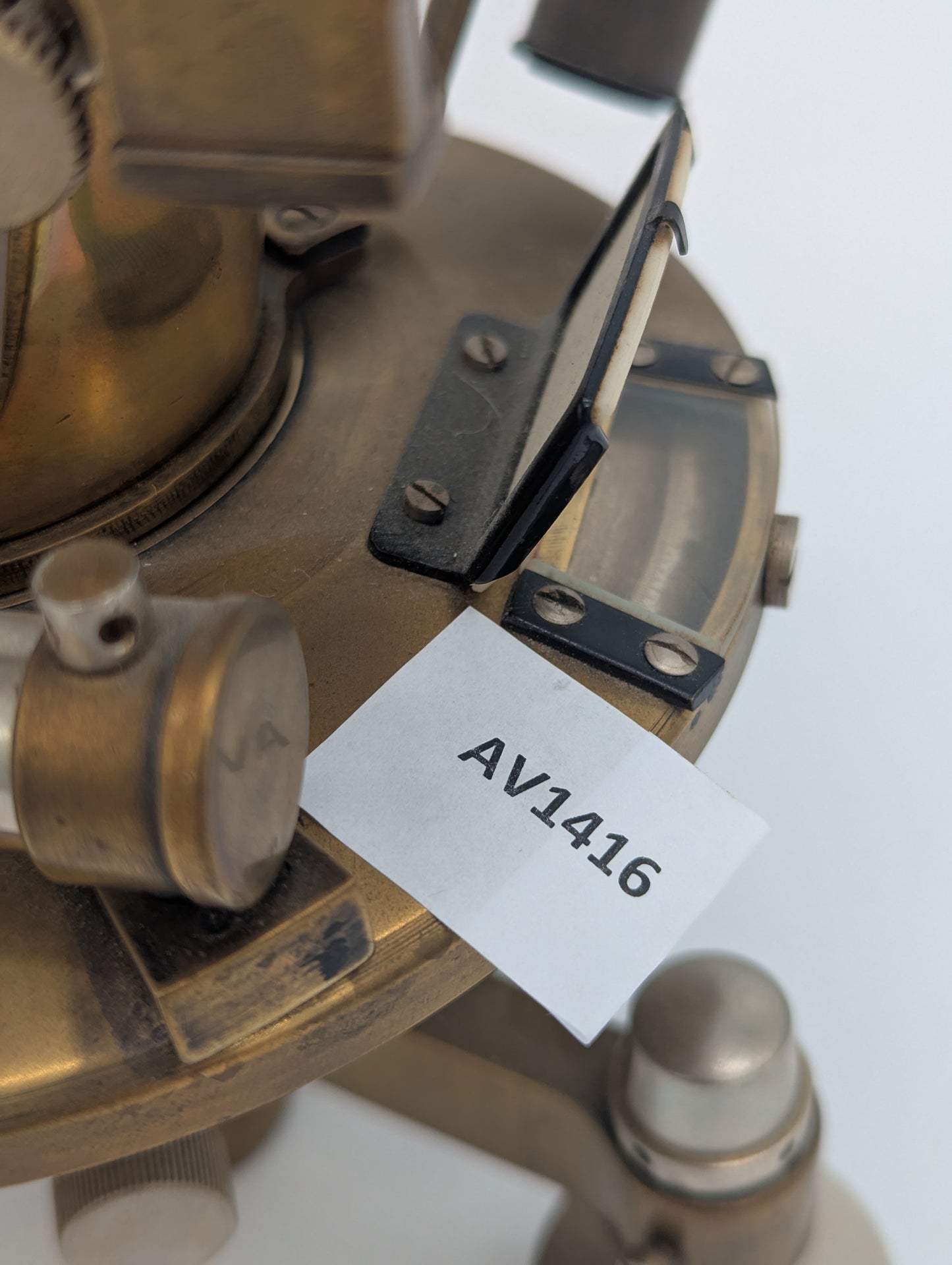 Theodolit Vermessungsinstrument Vintage aus Messing Messinstrument