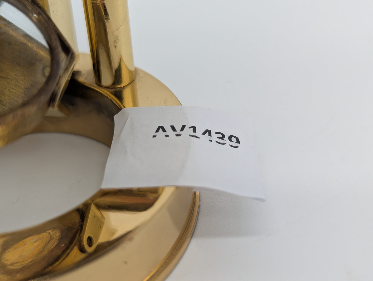 Danubia Mikroskop Messingoptik 50x Vergrößerung Vintage