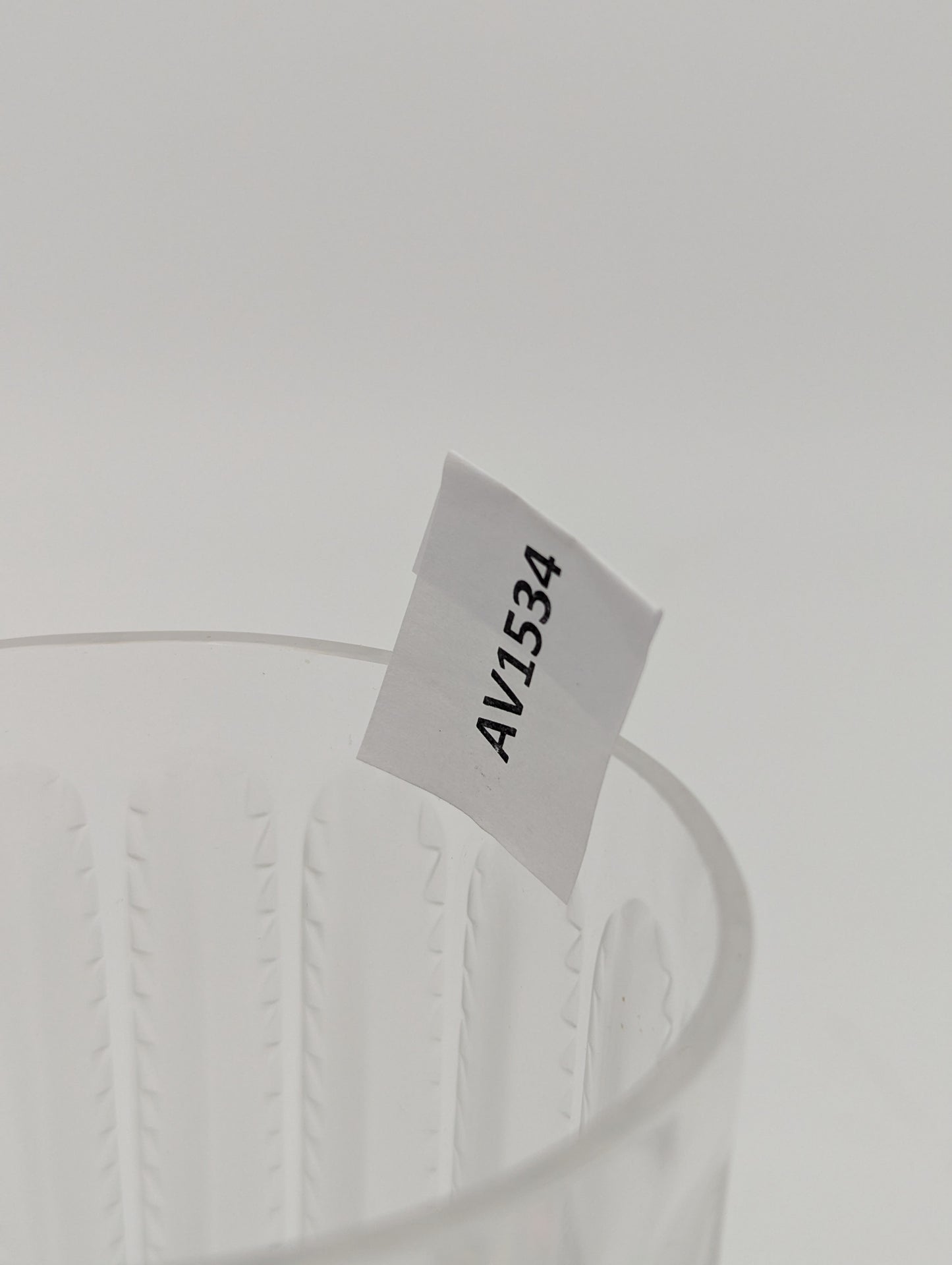 Lalique France Kristallbecher Jaffa satiniert Reliefglas signiert