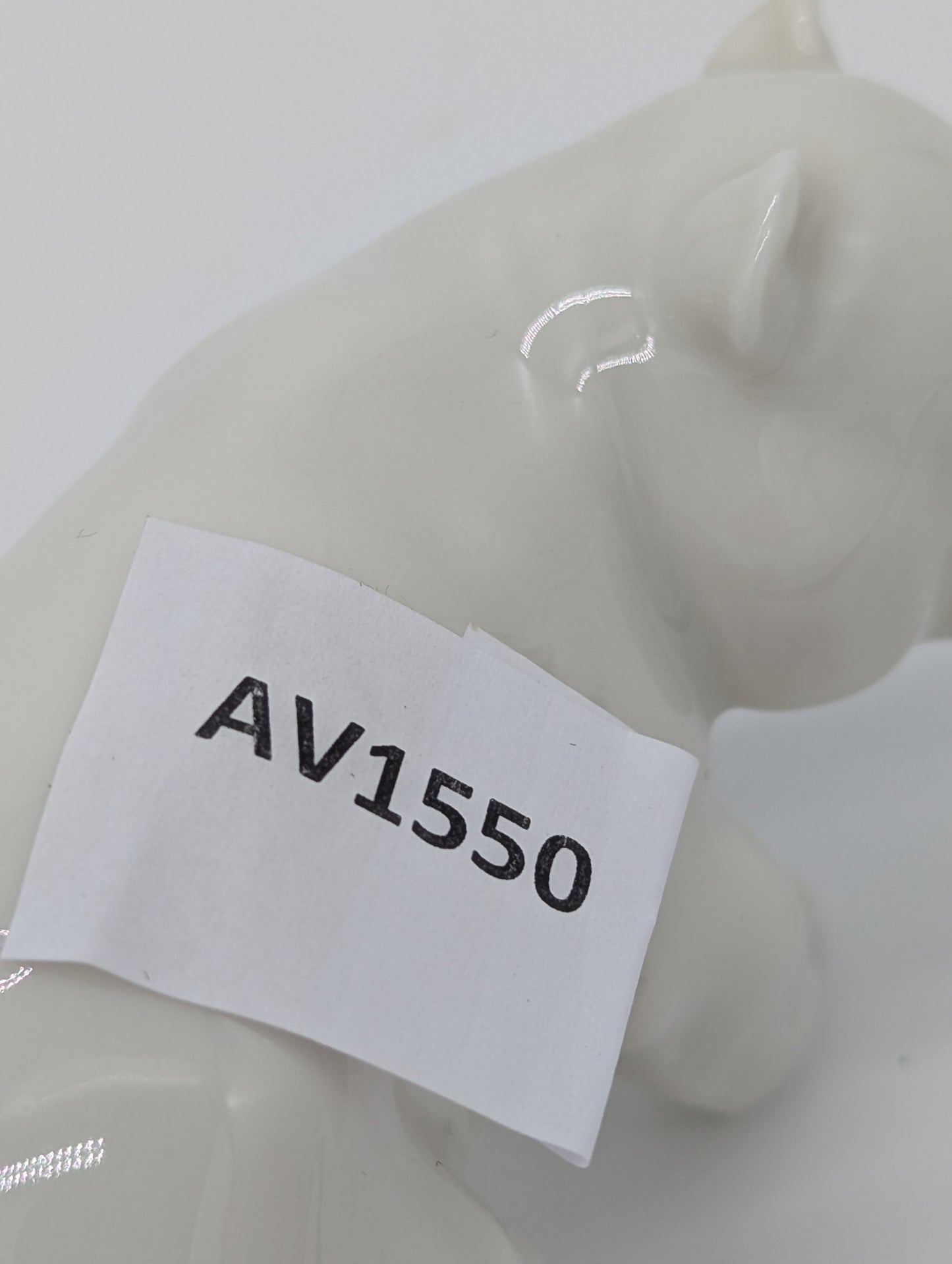 Porzellanfigur Bär Weiß Heinrich Germany Tierfigur