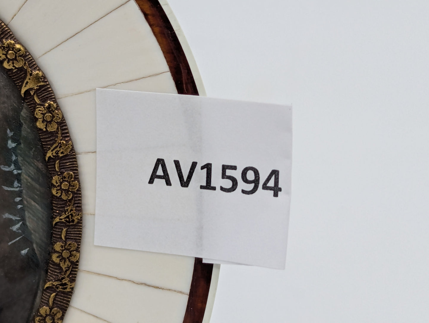 Lupenmalerei Miniatur Kaiserin Elisabeth Sisi Porträt Miniatur im Rahmen