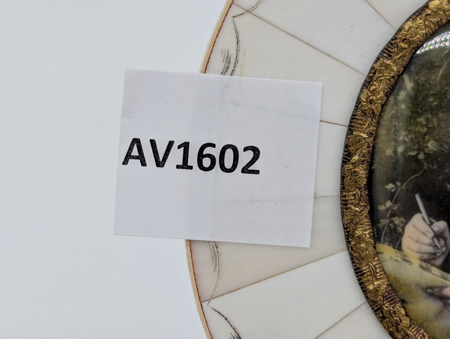 Lupenmalerei Ludwig van Beethoven feines Komponisten Porträt im Rahmen