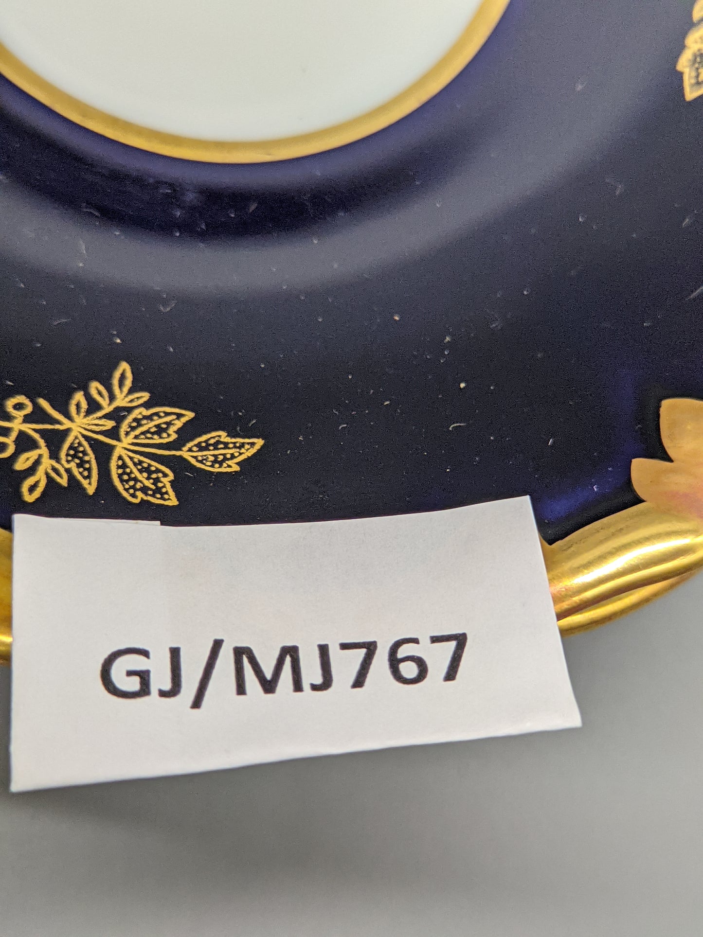 Edles Weimar Porzellan Mokka Set – Echt Kobalt mit Prunkgold