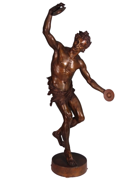Skulpturen - The dancing faun by Edmund Klotz