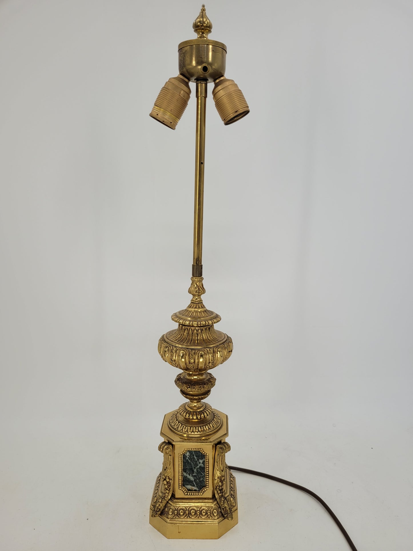Bronze Tischlampe, Feuervergoldet